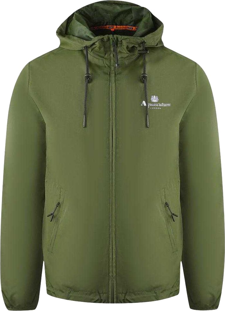 Aquascutum - "Active" Softshelljacke für Herren, Logo, Windstopper (Grün)