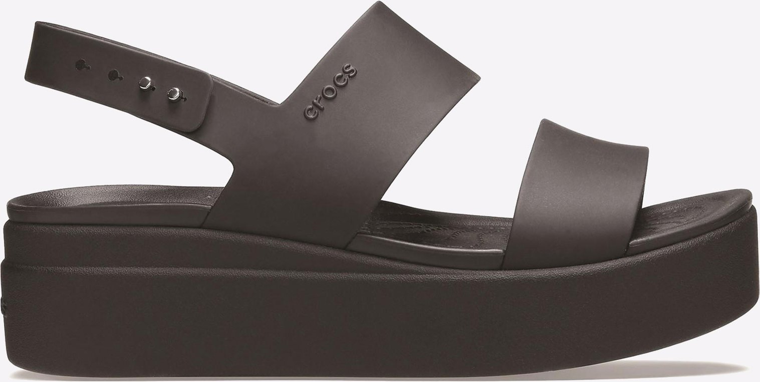 Crocs Brooklyn Niedrige Keil Plateau Sandalen