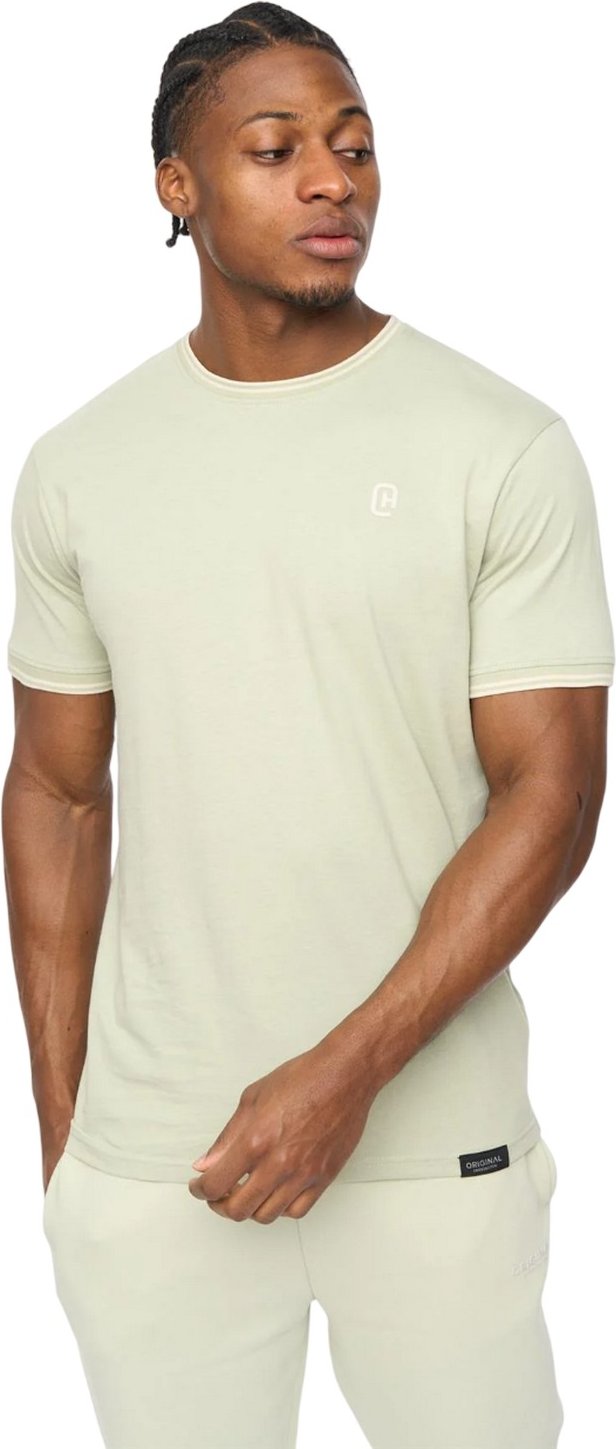 Crosshatch - "Preece" T-Shirt für Herren (Helles Oliv)