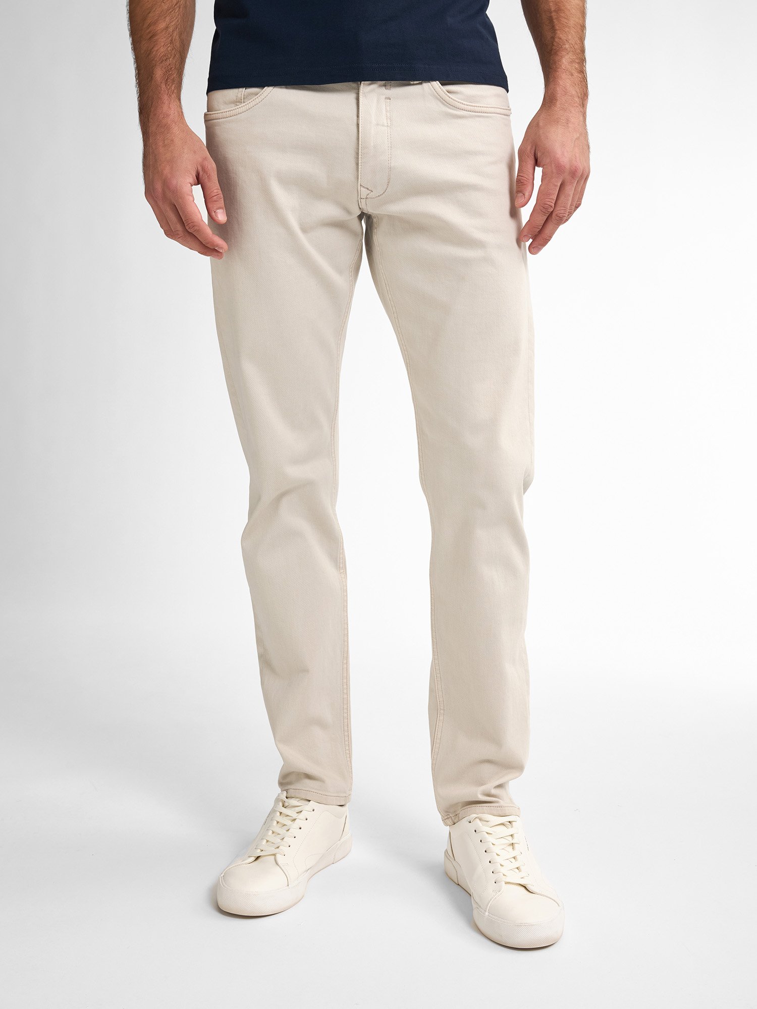 Petrol Industries - Russel Colored Regular Tapered Fit Jeans Flamingobreeze Herren - Weiß