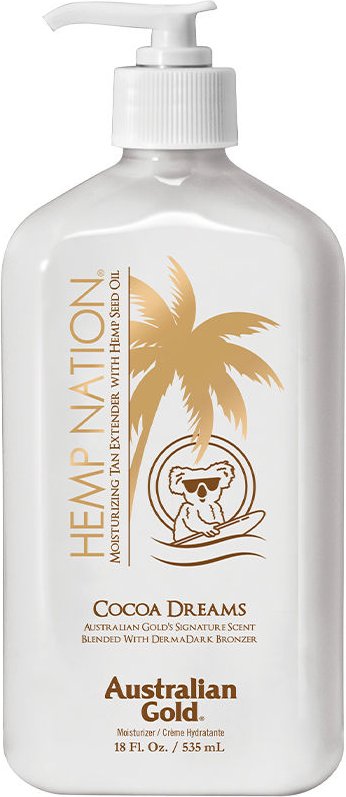 Hemp Nation Cocoa Feuchtigkeitscreme Bräunung Verlängern 535 ml