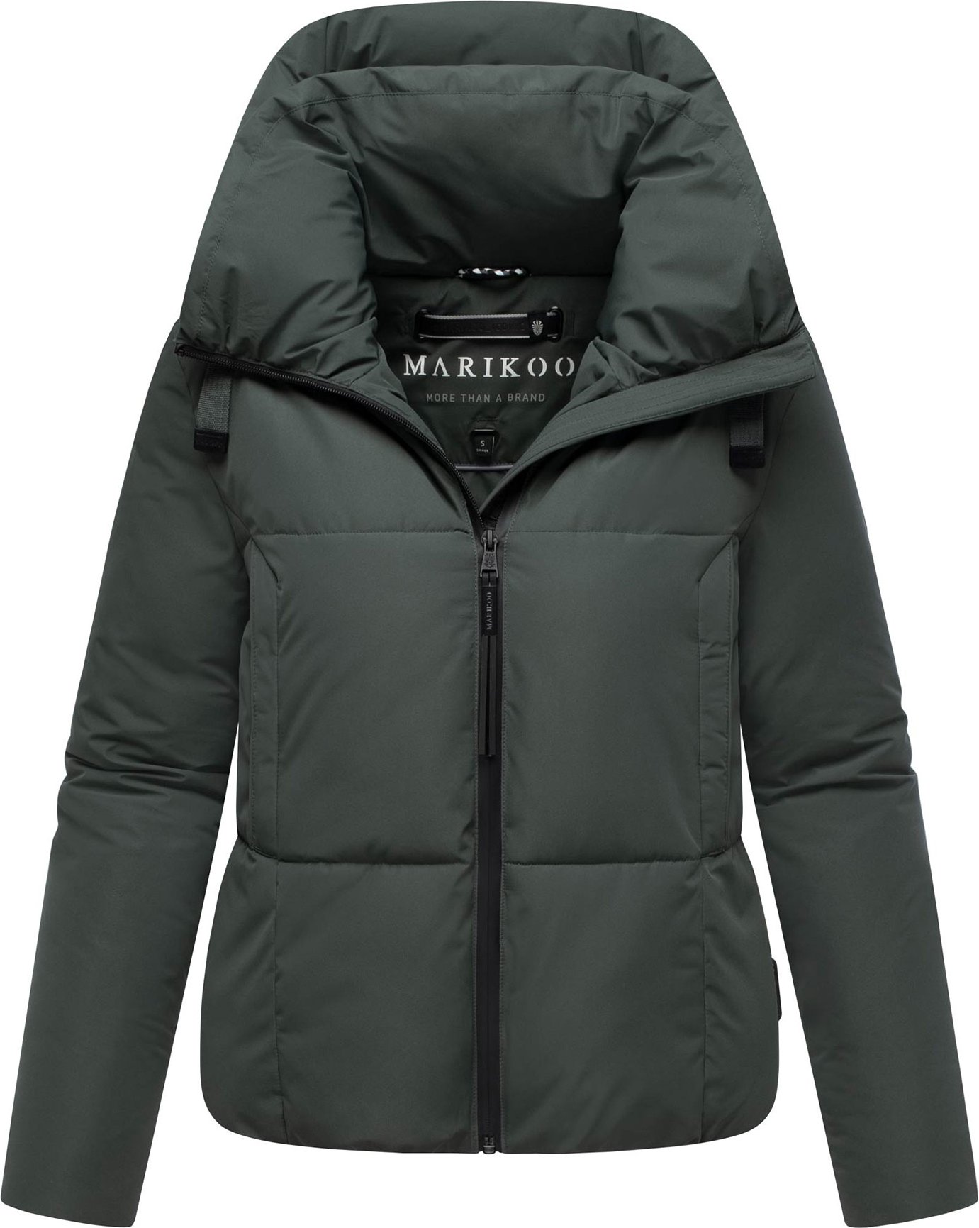 Marikoo Damen Winterjacke Ninikaa mit Kapuze & Fleece-Innenfutter