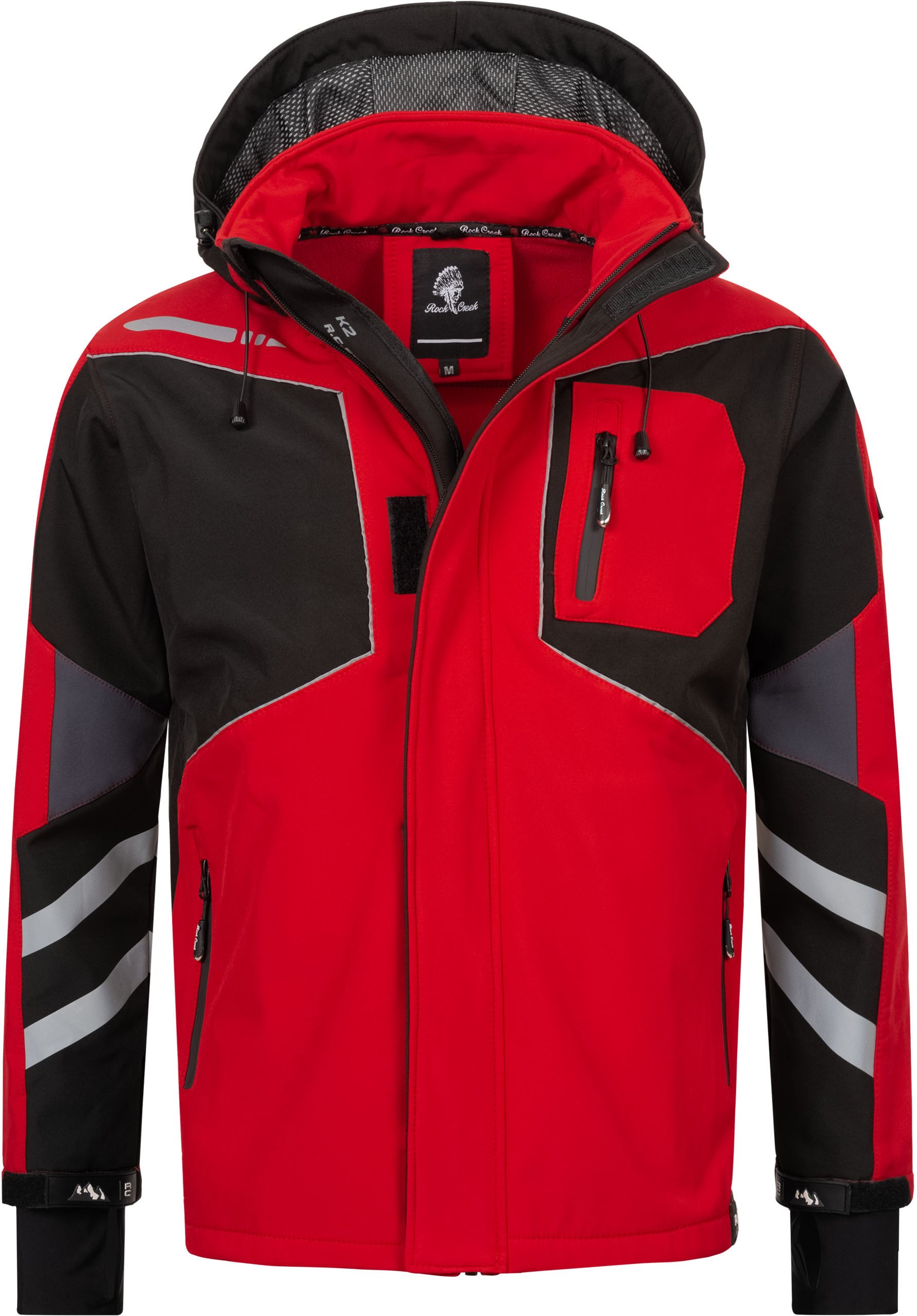 Thumbnail - Rock Creek Softshelljacke Rot