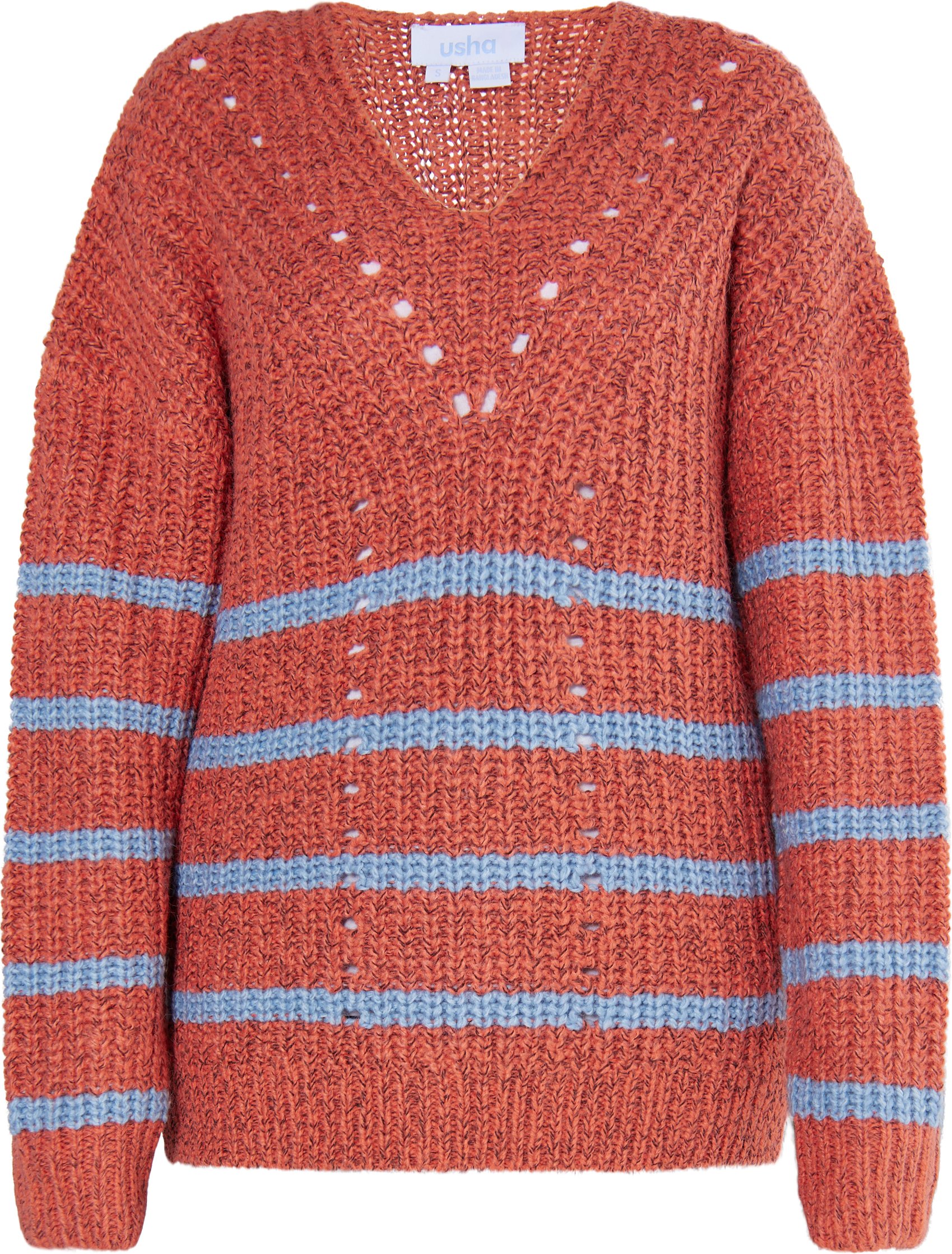 Thumbnail - usha Strickpullover Damen Vintage Rot