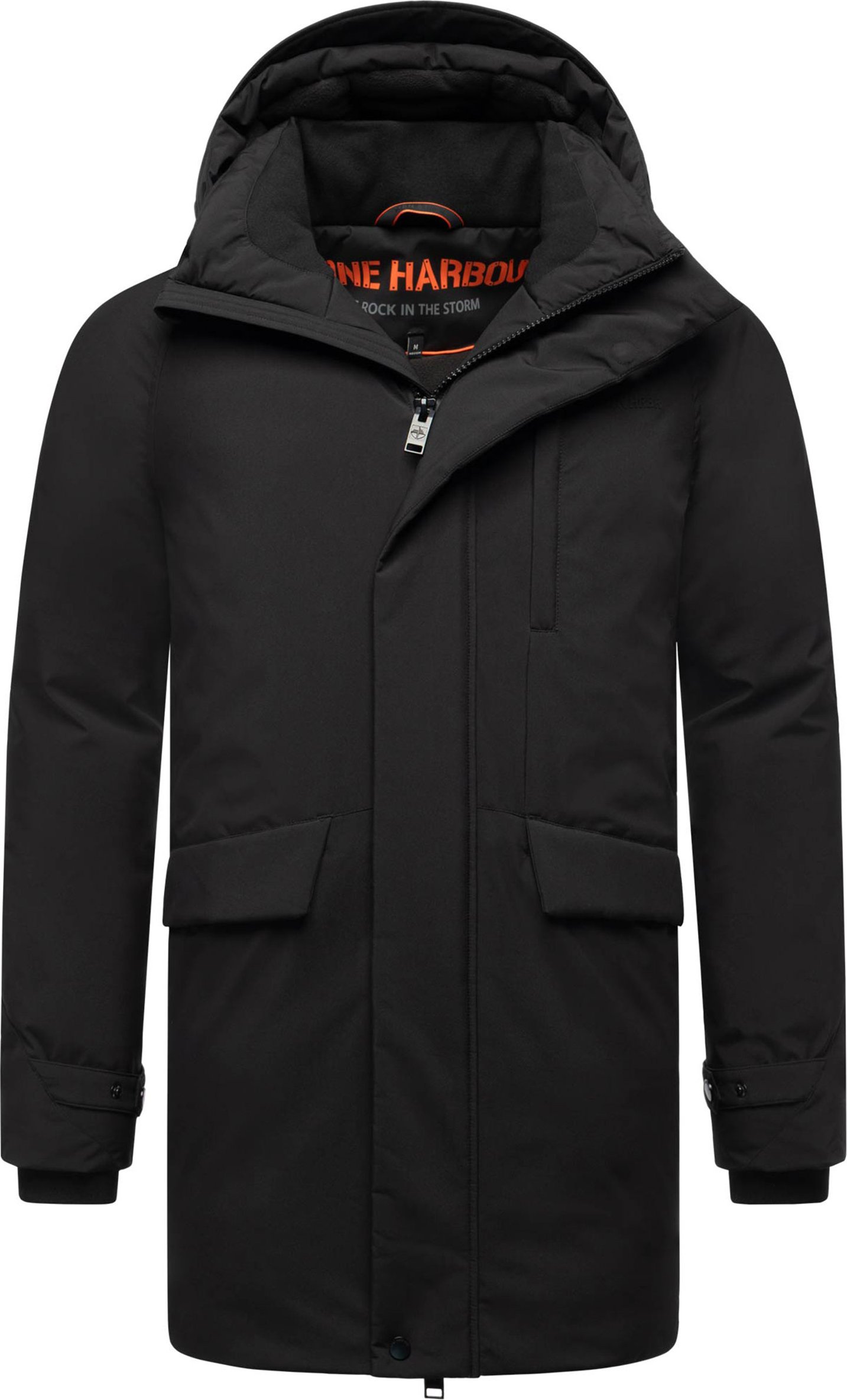 Stone Harbour Herren Winterjacke Emriis mit Fleecefutter & Kapuze