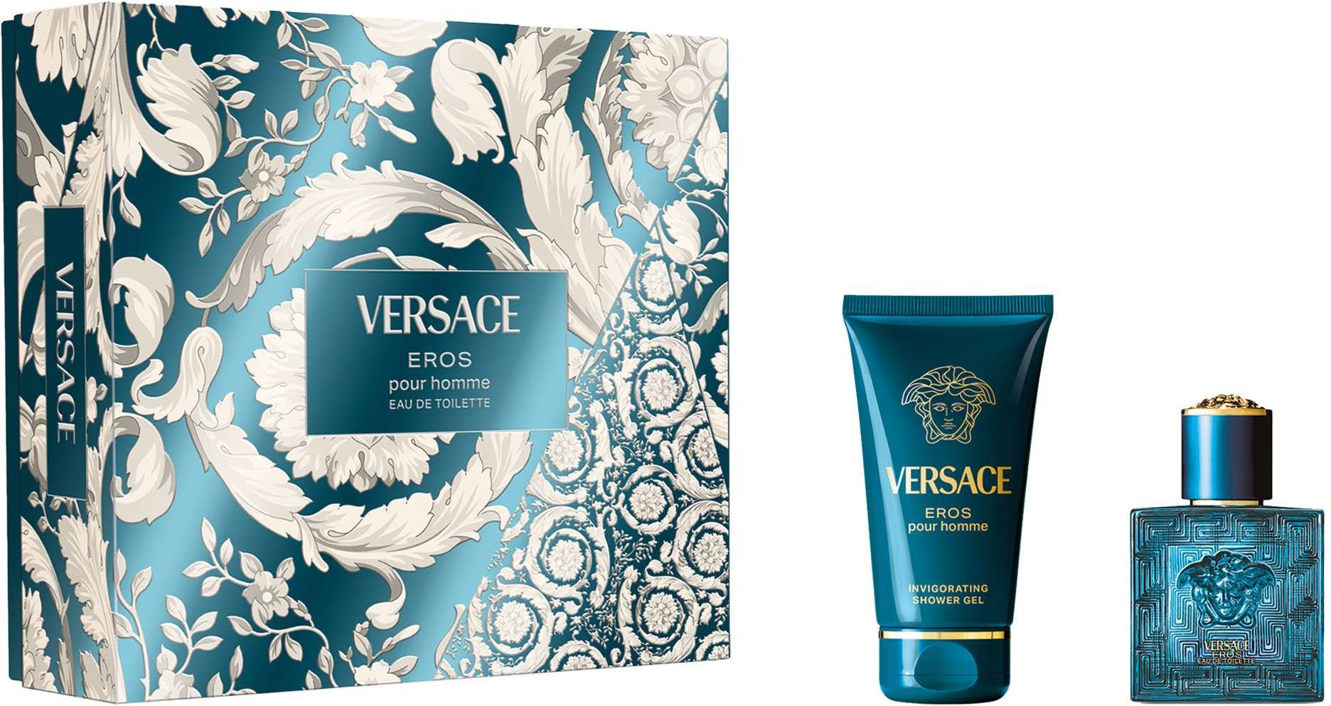 Versace Eros Eau de Toilette 30ml Geschenkset mit 50ml Duschgel