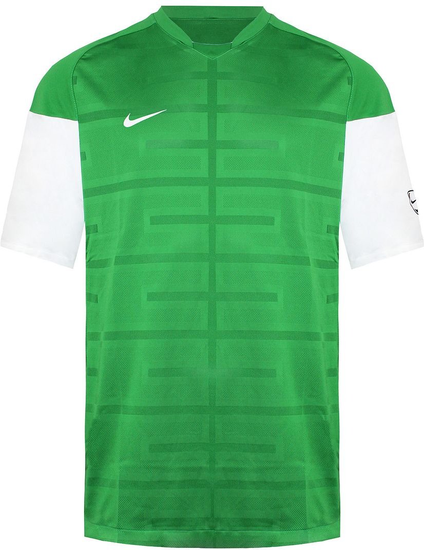 Nike -Logo Herren Grün/weißer Fußballtop