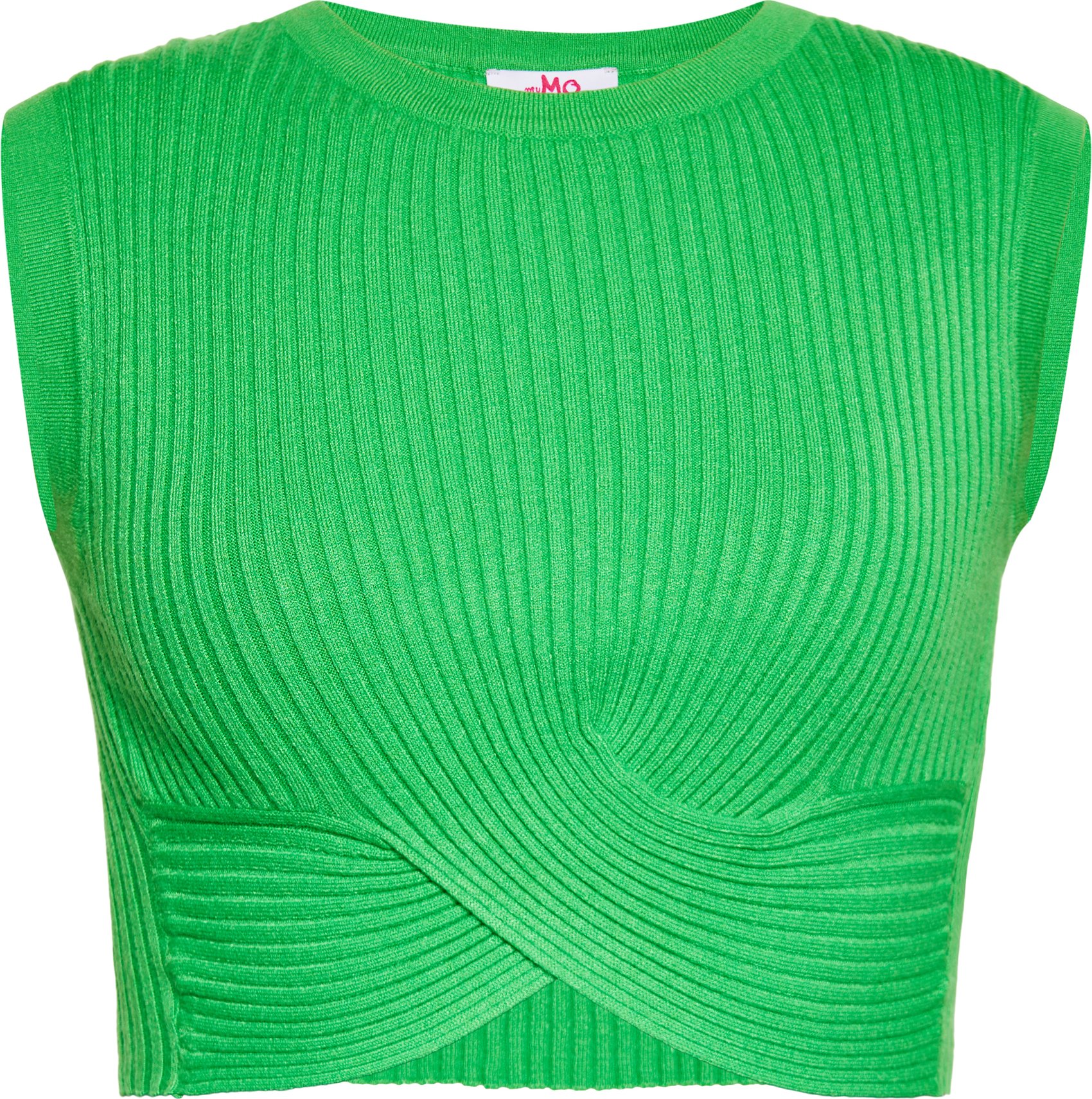 Mymo Crop-Top Damen grün