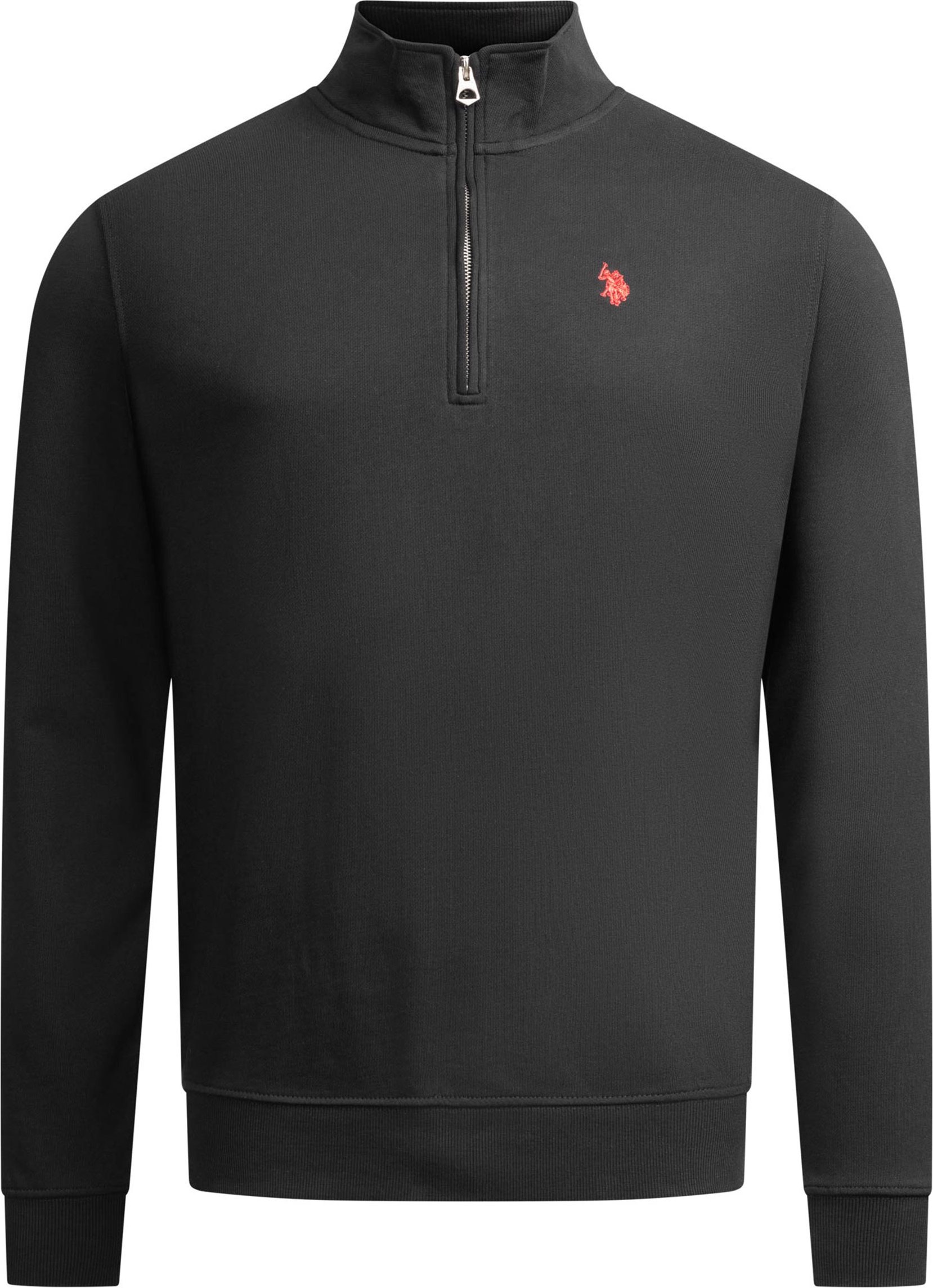 U.S. POLO ASSN. Herren Half-Zip Pullover USJaaspa aus Baumwoll-Viskose-Mix