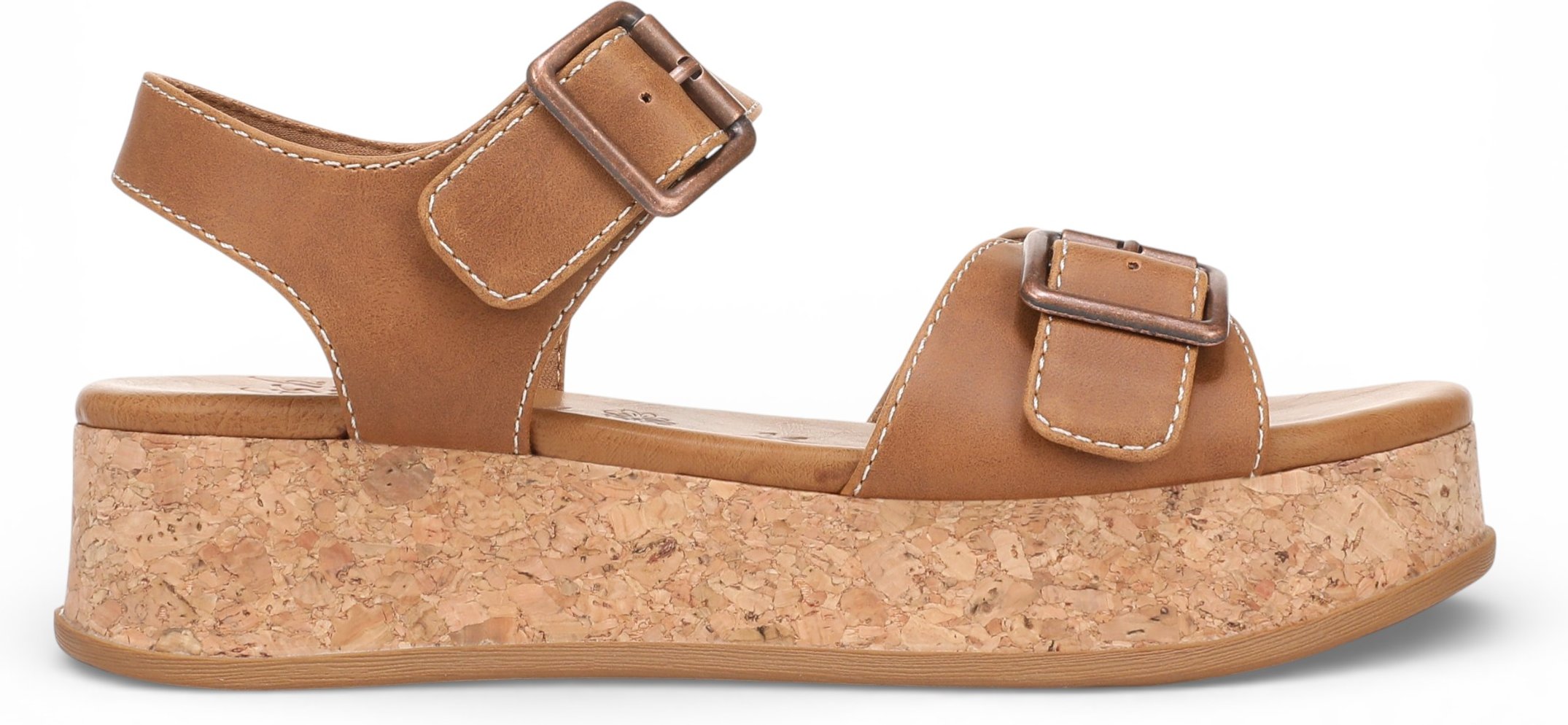Blowfish Malibu Damen beige Kunstleder-Plattformsandalen – Magisch