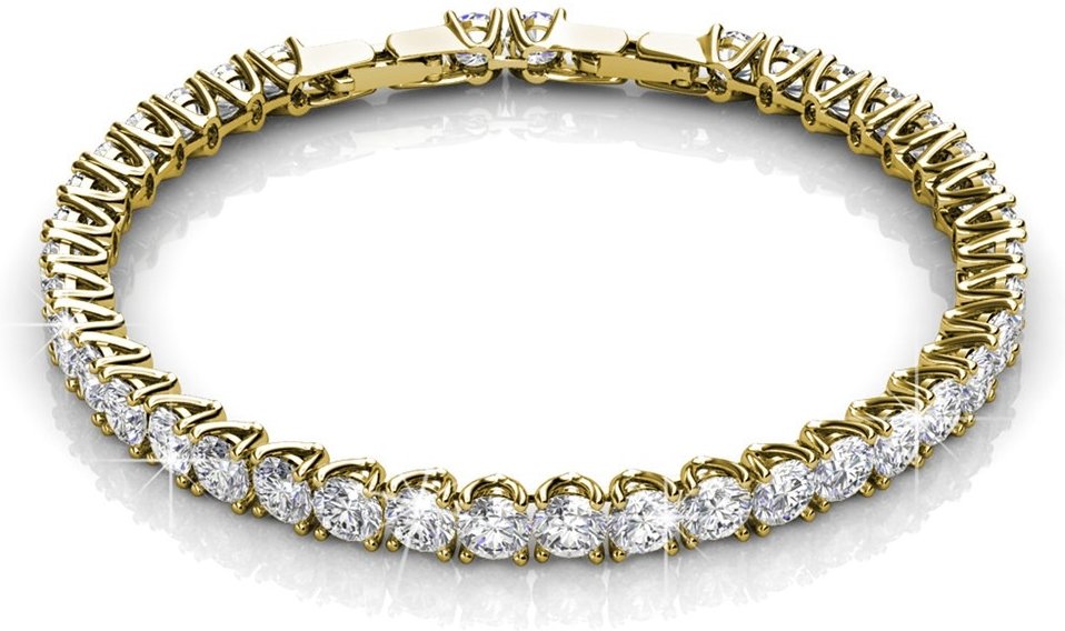 Venus Armbänder - Gold und Kristall