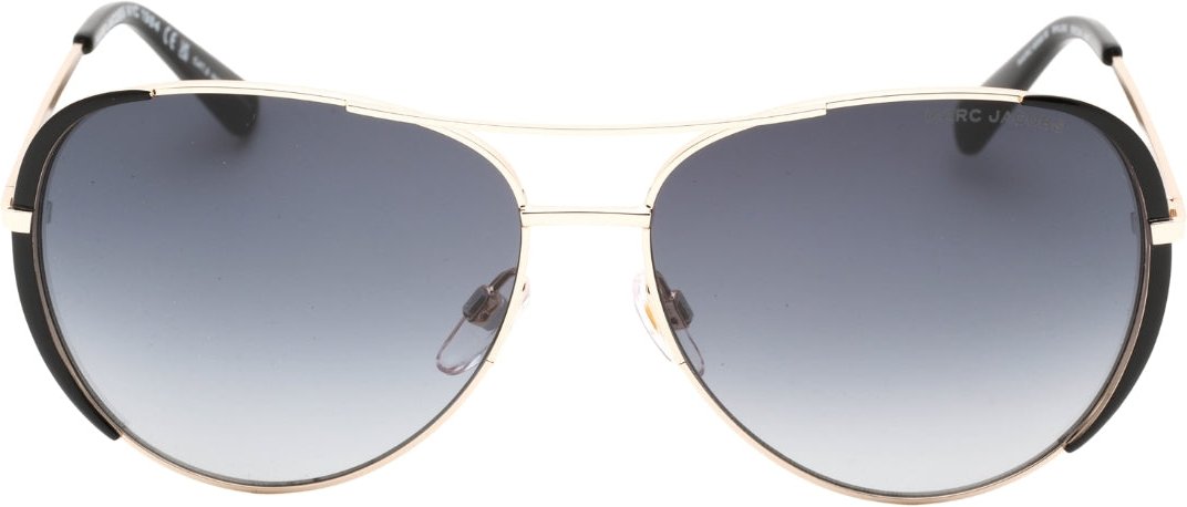 Marc Jacobs Dunkelgraue SF-Linsen-Gold-Sonnenbrille