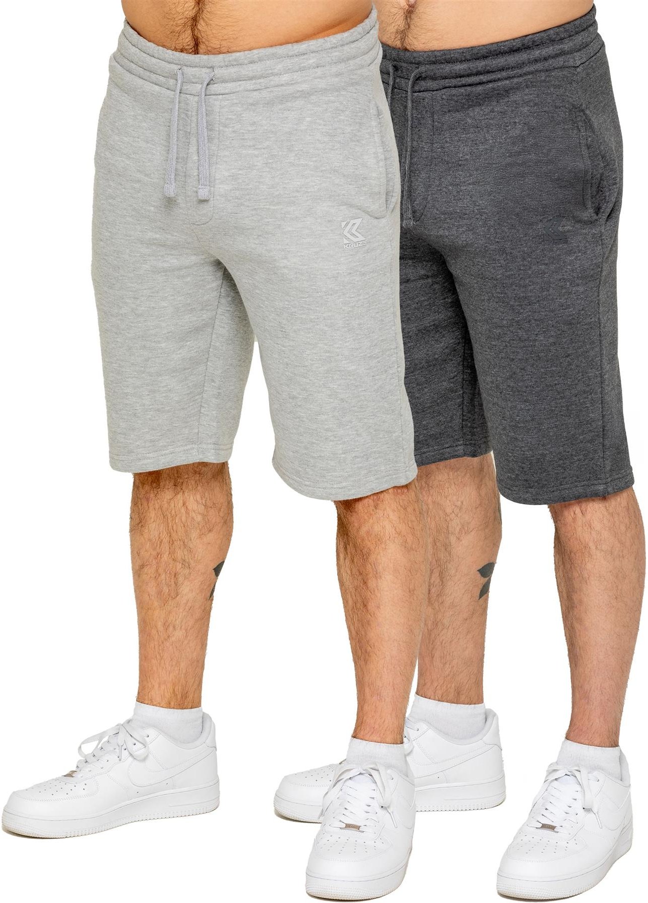 Kruze | Herren Fleece Shorts 2er Pack