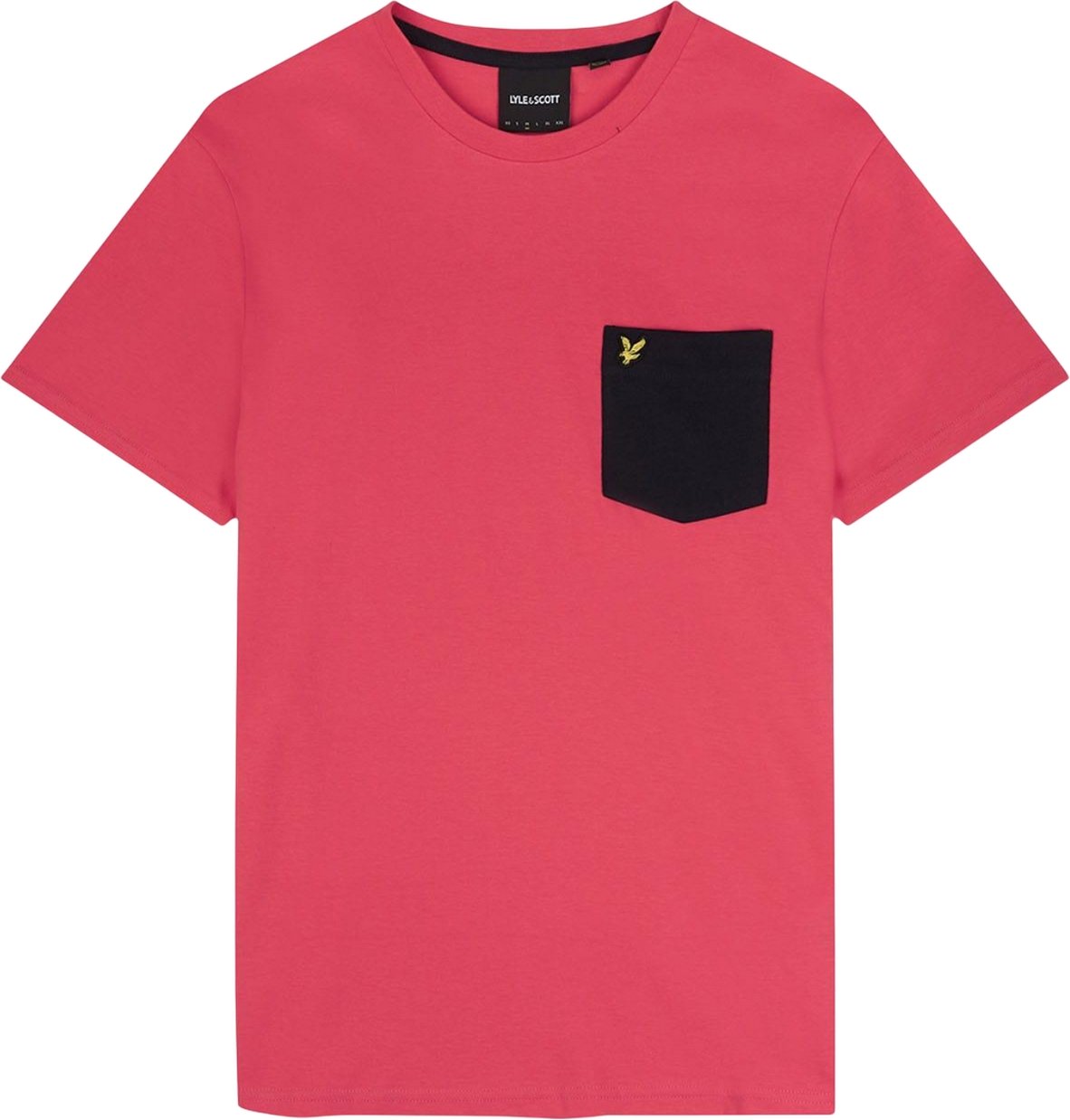 Lyle & Scott - T-Shirt Kontrasttasche für Herren (Pink)
