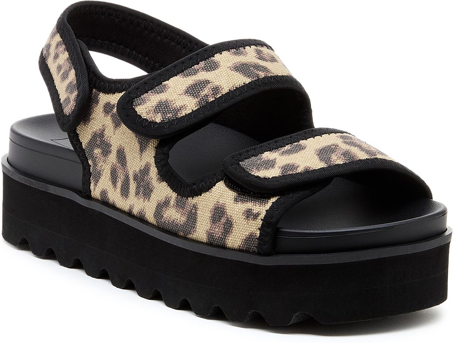 Thumbnail - Rocket Dog Balmy Dexter Damen Textil Sandalen in Beige/Schwarz