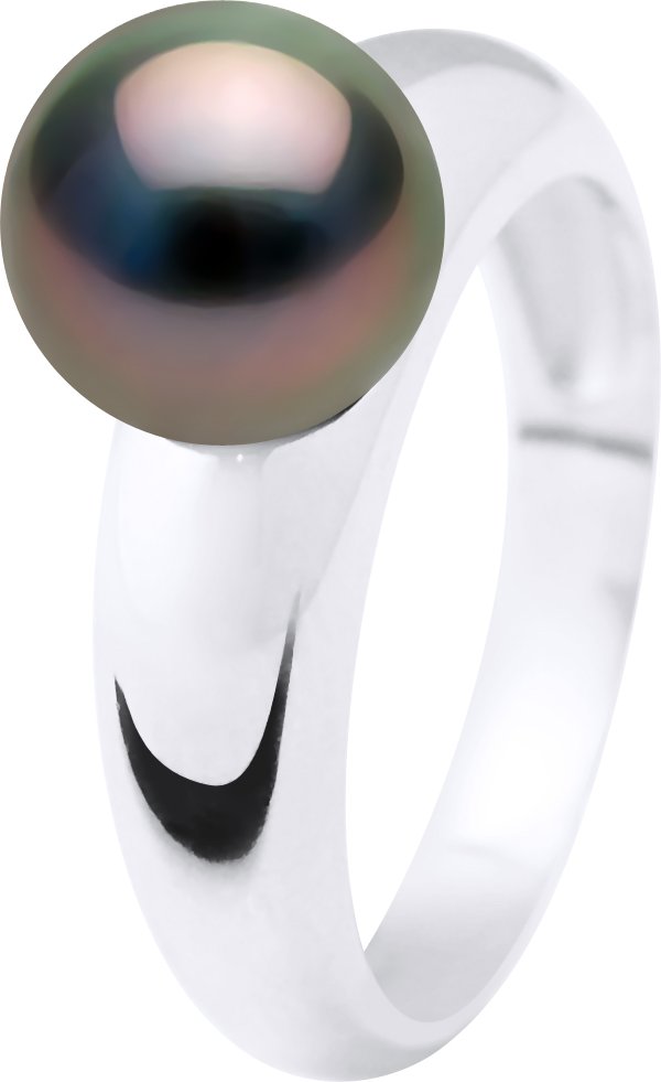 Armreif-Ring-Masse – echte Tahiti-Zuchtperlen rund 9–10 mm