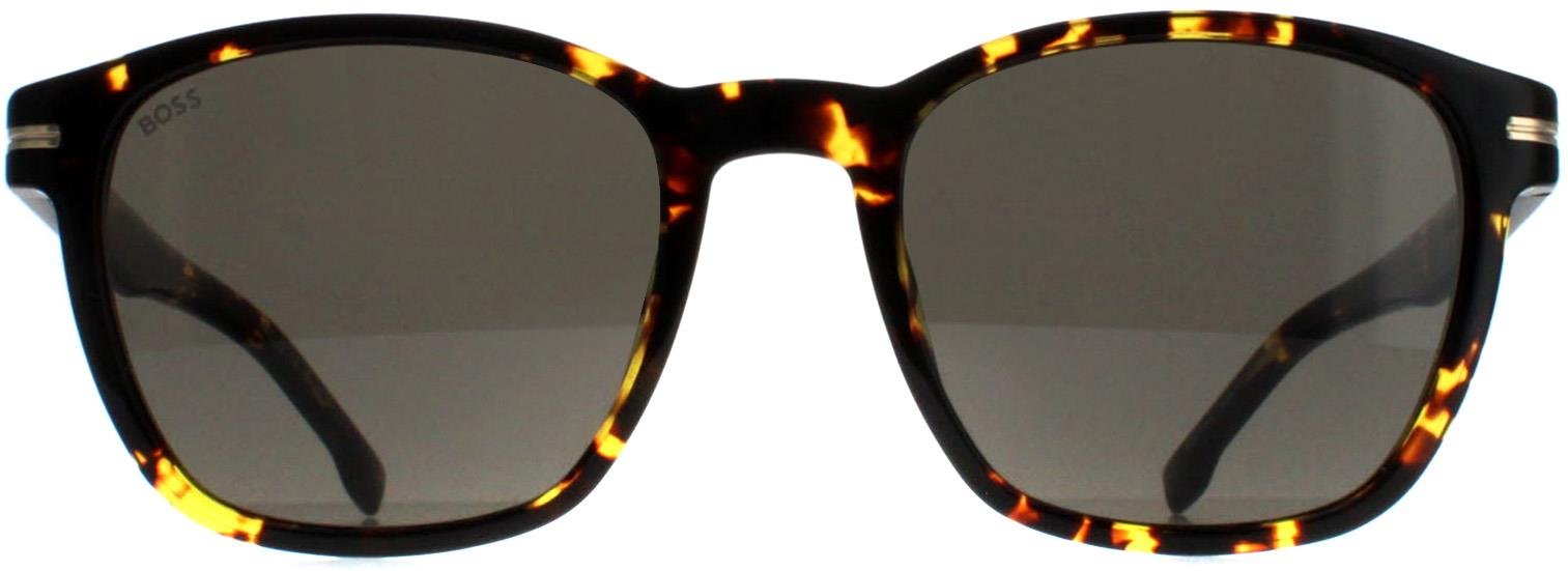 Hugo Boss Square Herren Havanna Dunkelgrau BOSS 1505/S