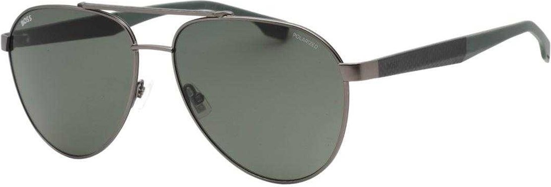 Hugo Boss - Matt-Sonnenbrille für Herren (Dunkles Ruthenium)