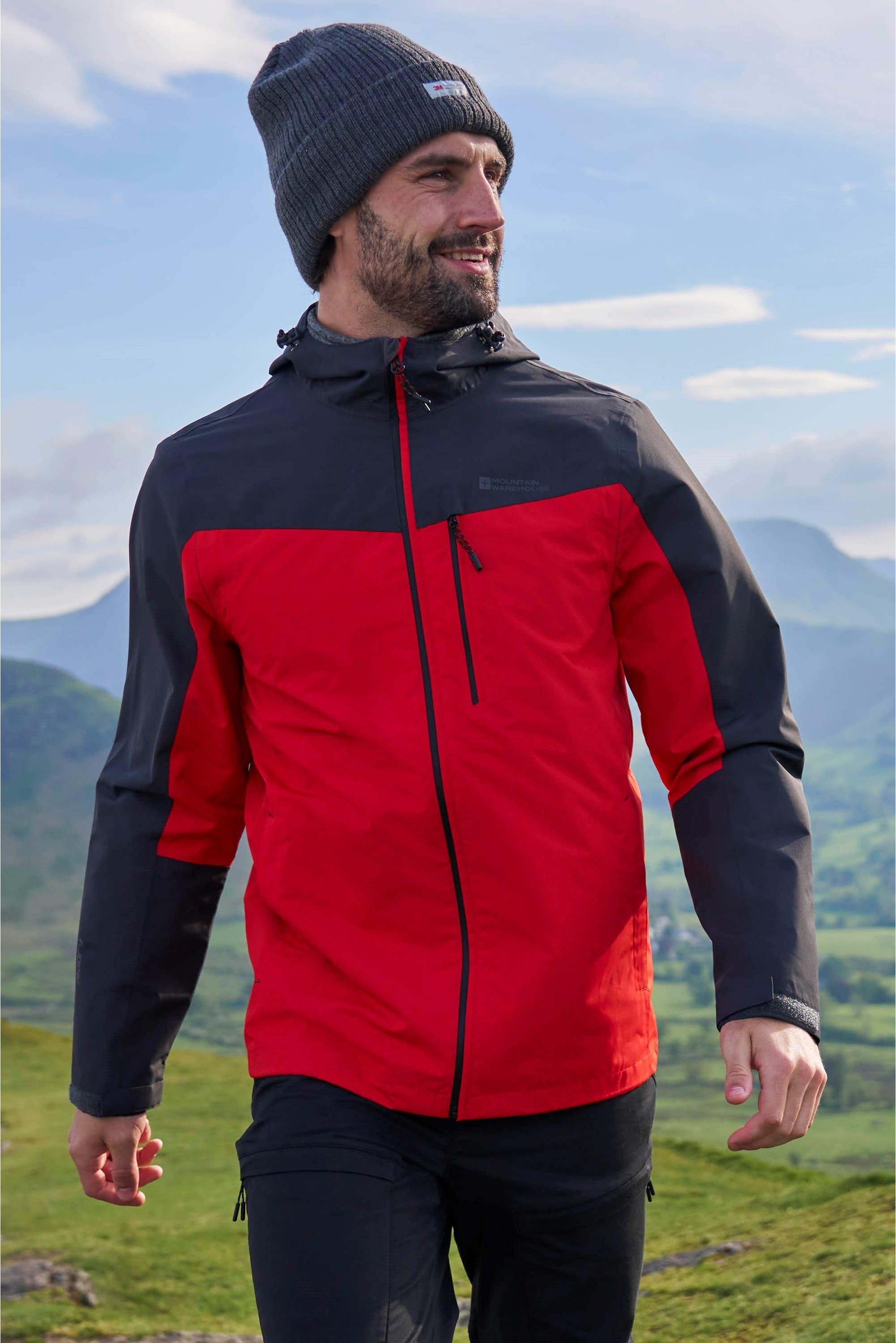Mountain Warehouse - "Brisk Extreme" Jacke, wasserfest für Herren (Aktiv-Rot)