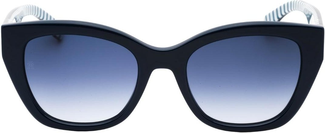 Tommy Hilfiger - gestreift-Sonnenbrille für Damen (Dunkelblau)