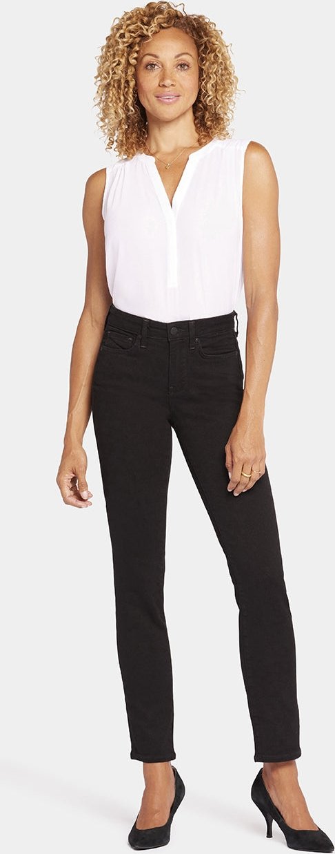 Sheri Slim Jeans Schwarz Premium Denim | Schwarz