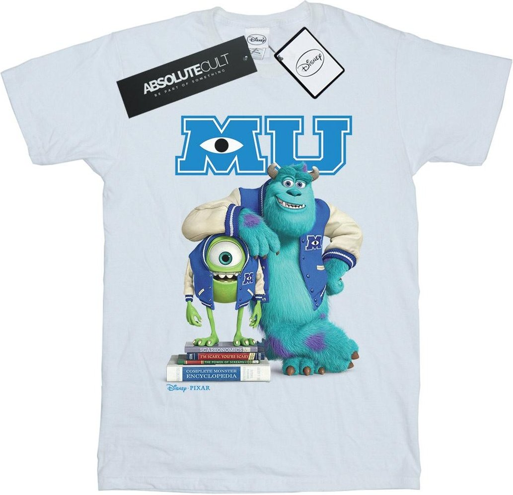 Disney - "Monsters University" T-Shirt für Herren (Weiß)
