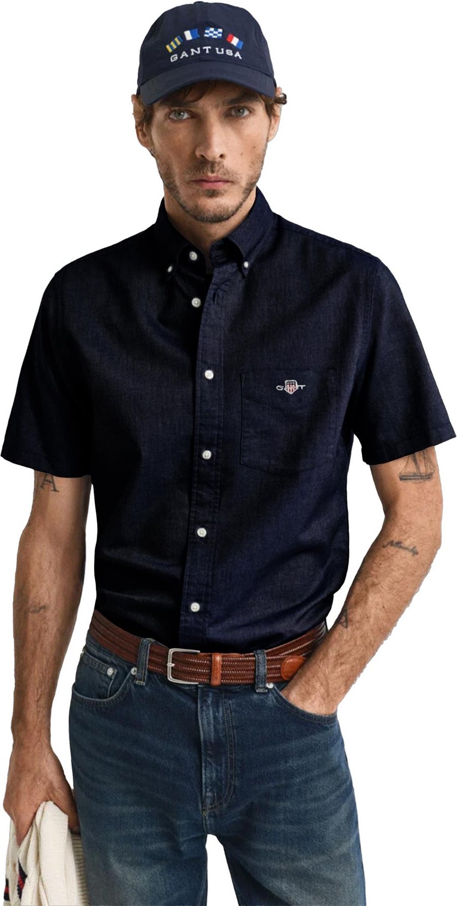 Gant | Mens Regular Kurzarm Oxford Hemd