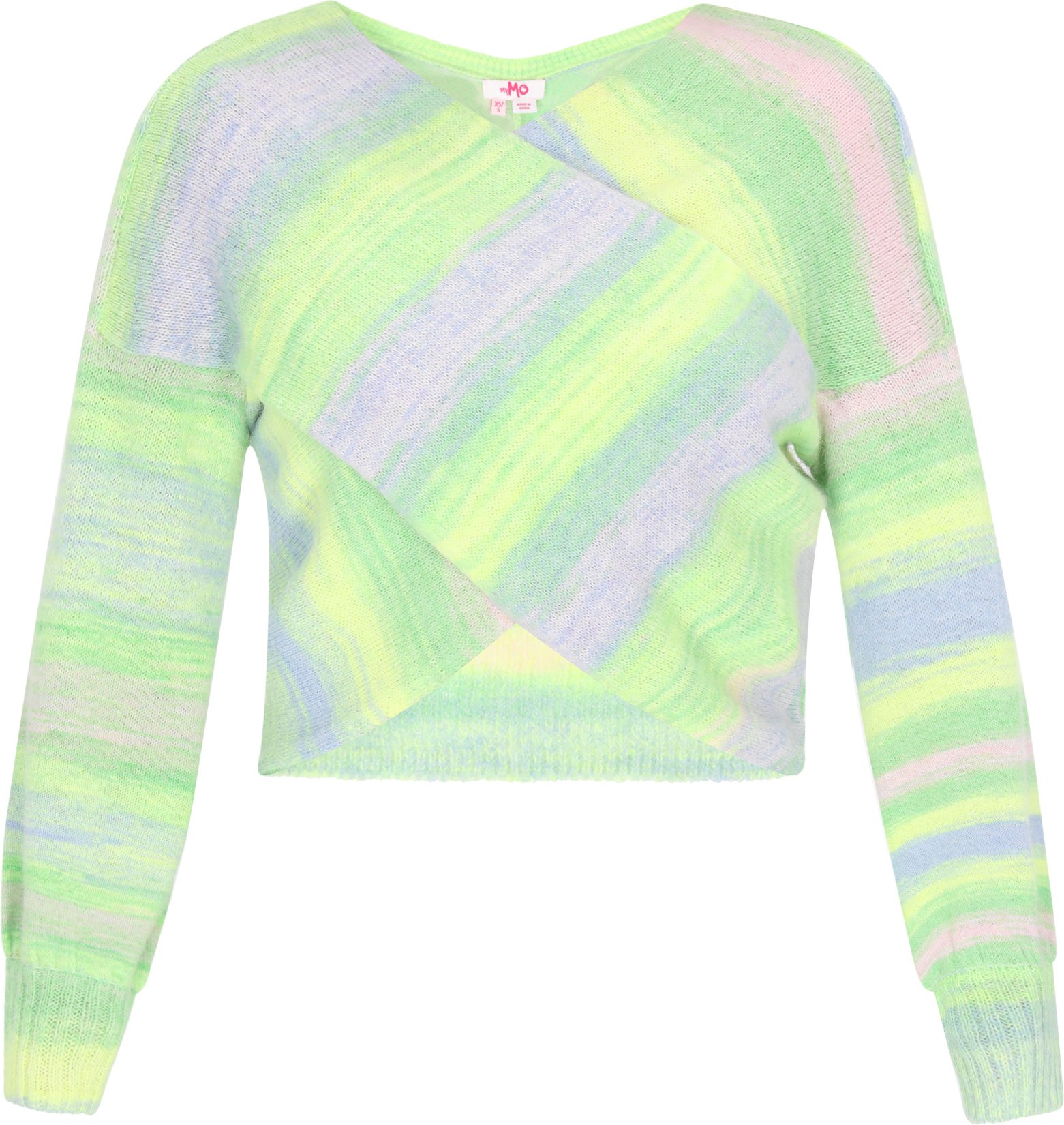 Mymo Pullover Frauen grün mehrfarbig