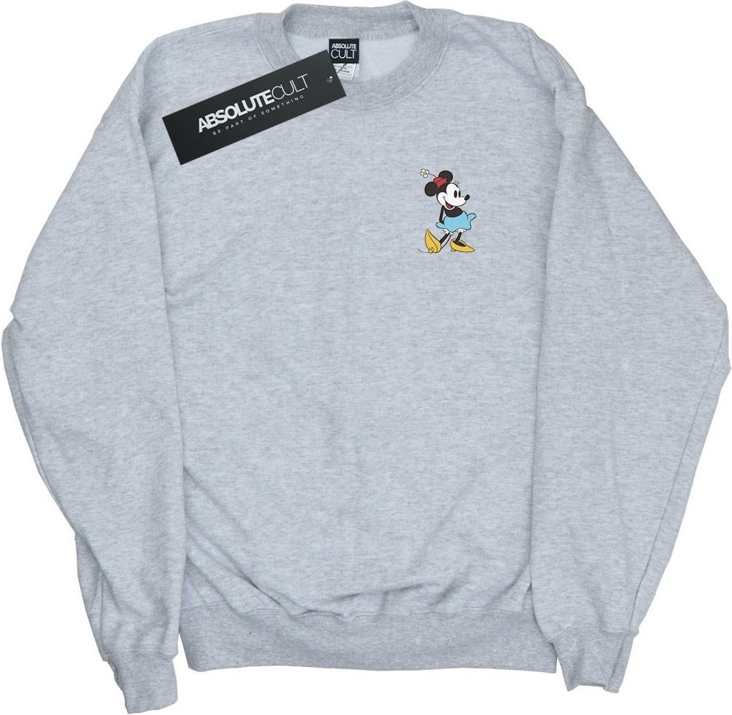 Disney - "Minnie Mouse Kick Chest" Sweatshirt für Damen (Grau meliert)
