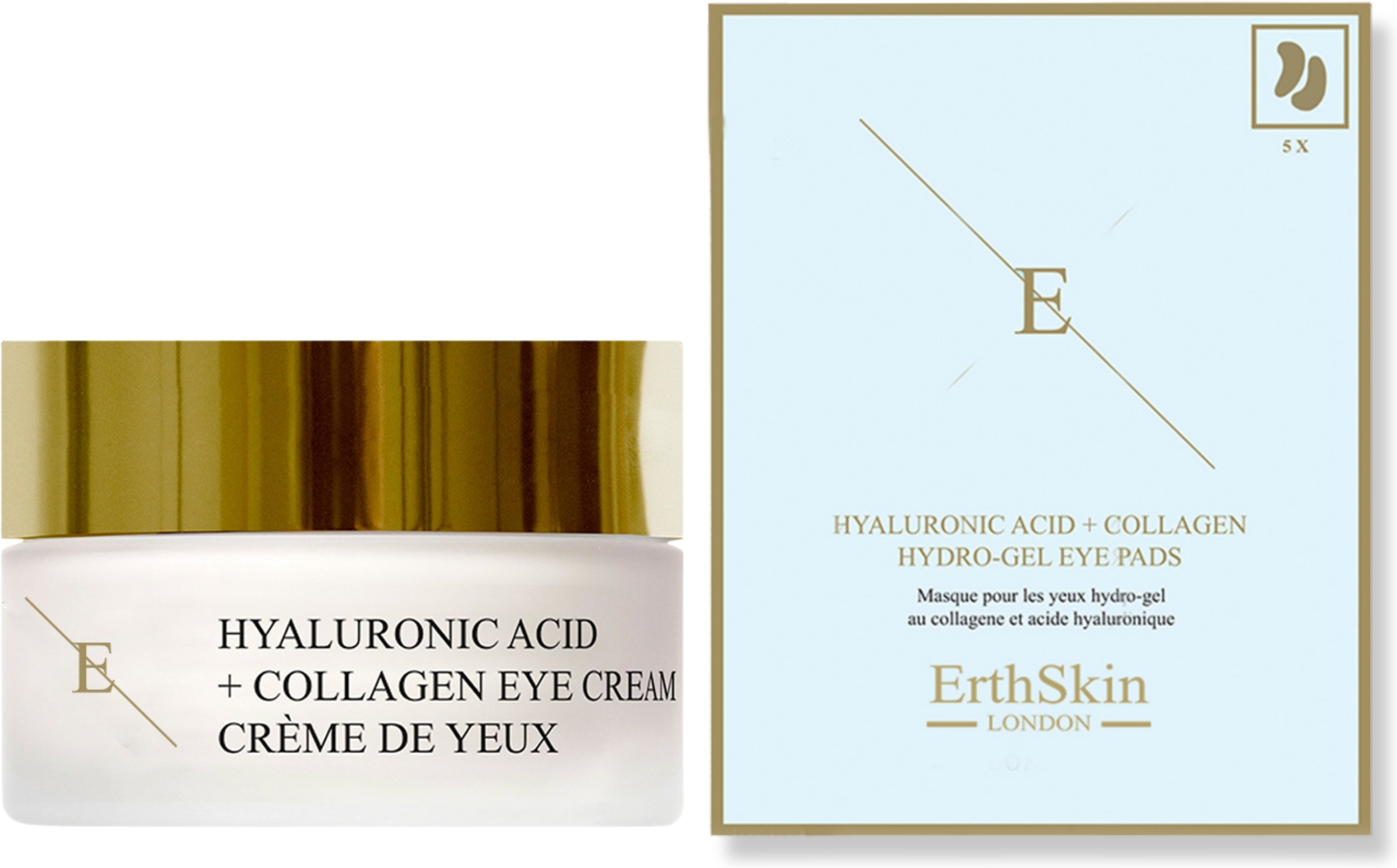 Hyaluronsäure + Kollagen Pro Age Augencreme 30ml + Hyaluronsäure + Kollagen Hydrogel Augenpads 5 X 2