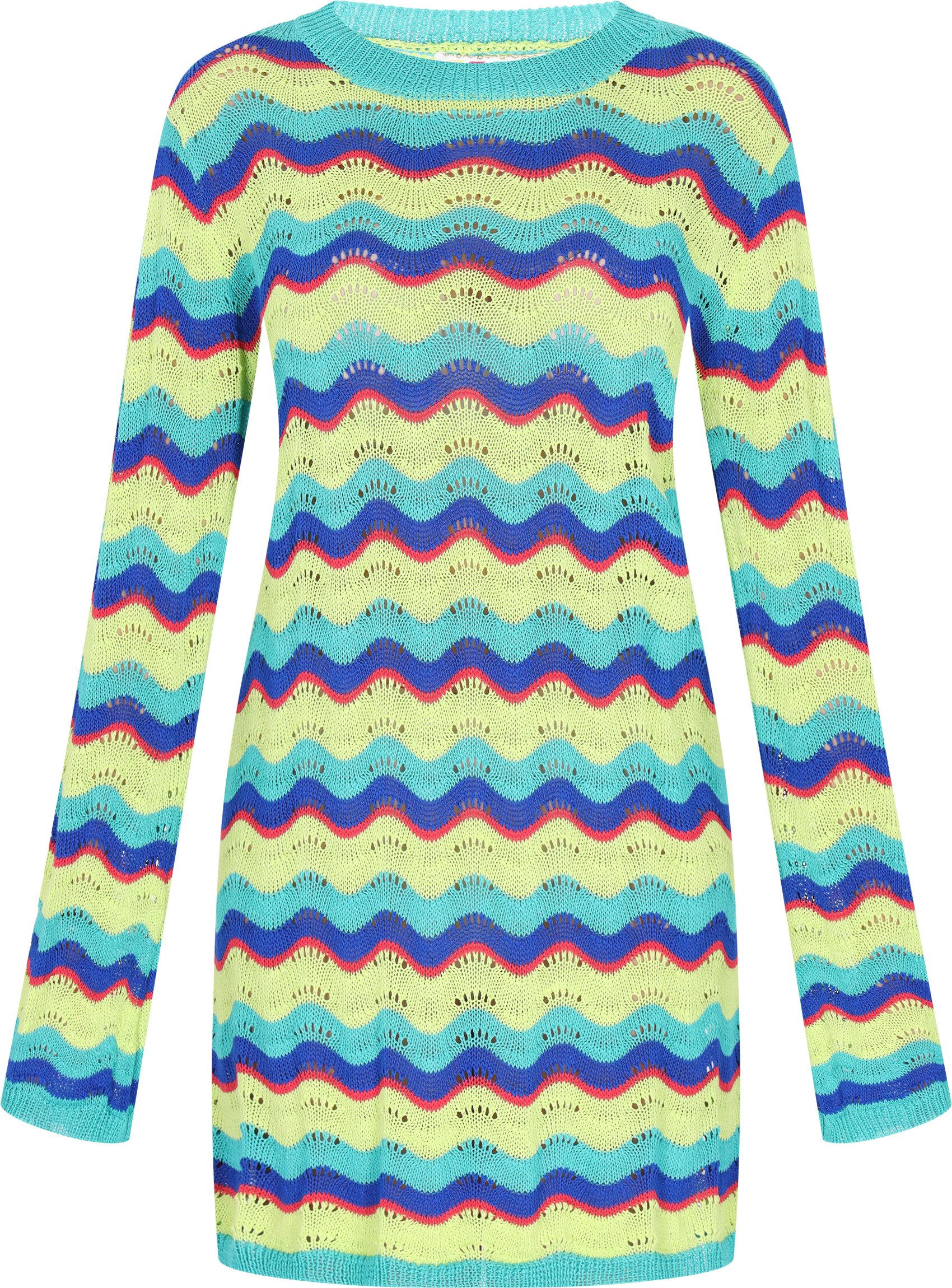 IZIA Kleid Frauen aqua mehrfarbig