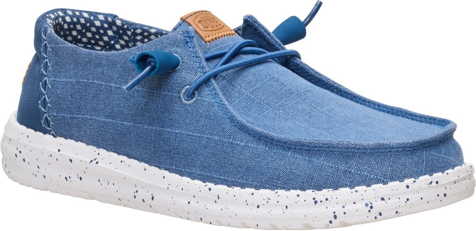 HEYDUDE Wendy Chambray Textil Damen Loafers in Marineblau