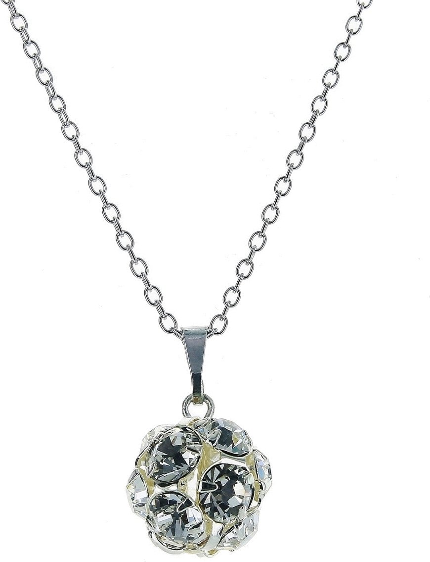 Halskette mit Swarovski-Kristallen in Kugel-Design