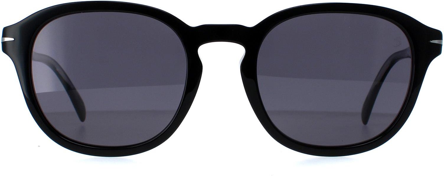 David Beckham Runde Herren Schwarz Grau Polarisiert DB1011/F/S
