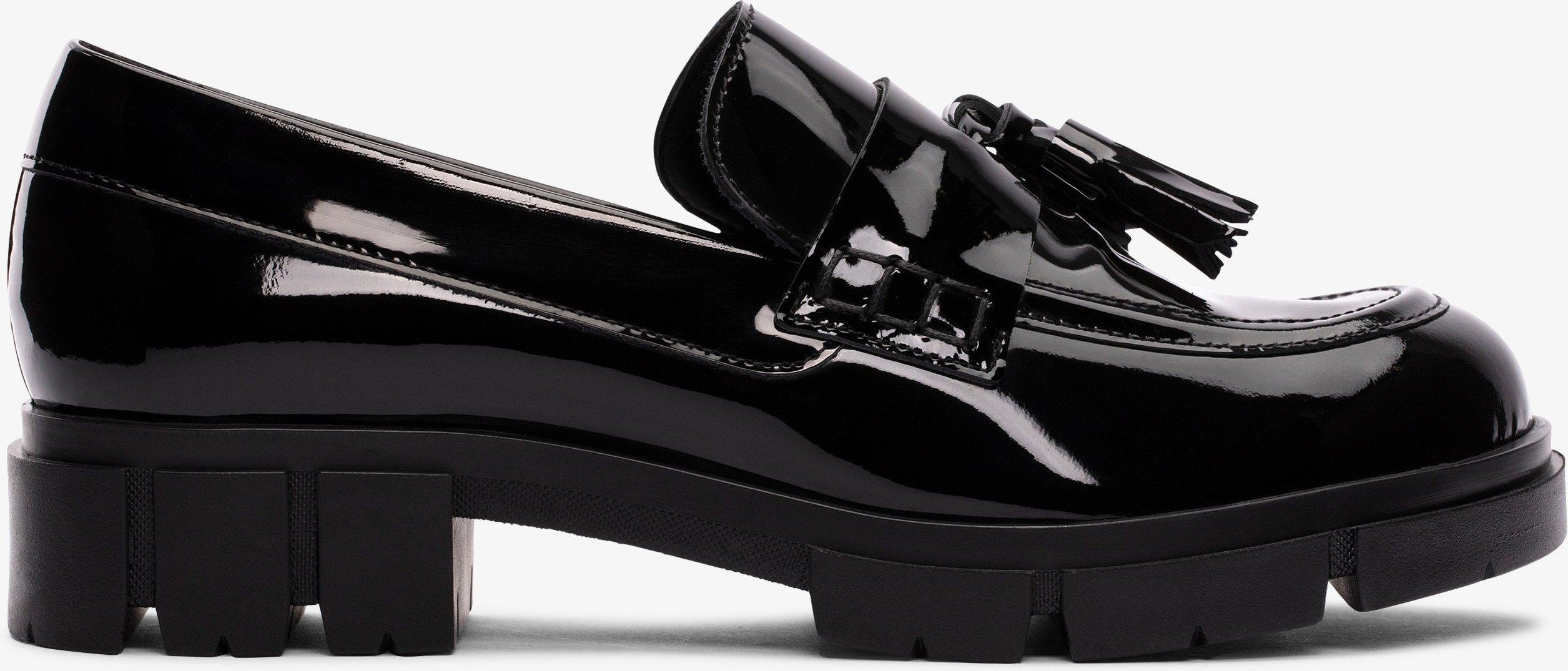 Teala Loafer Schwarze Lackschuhe