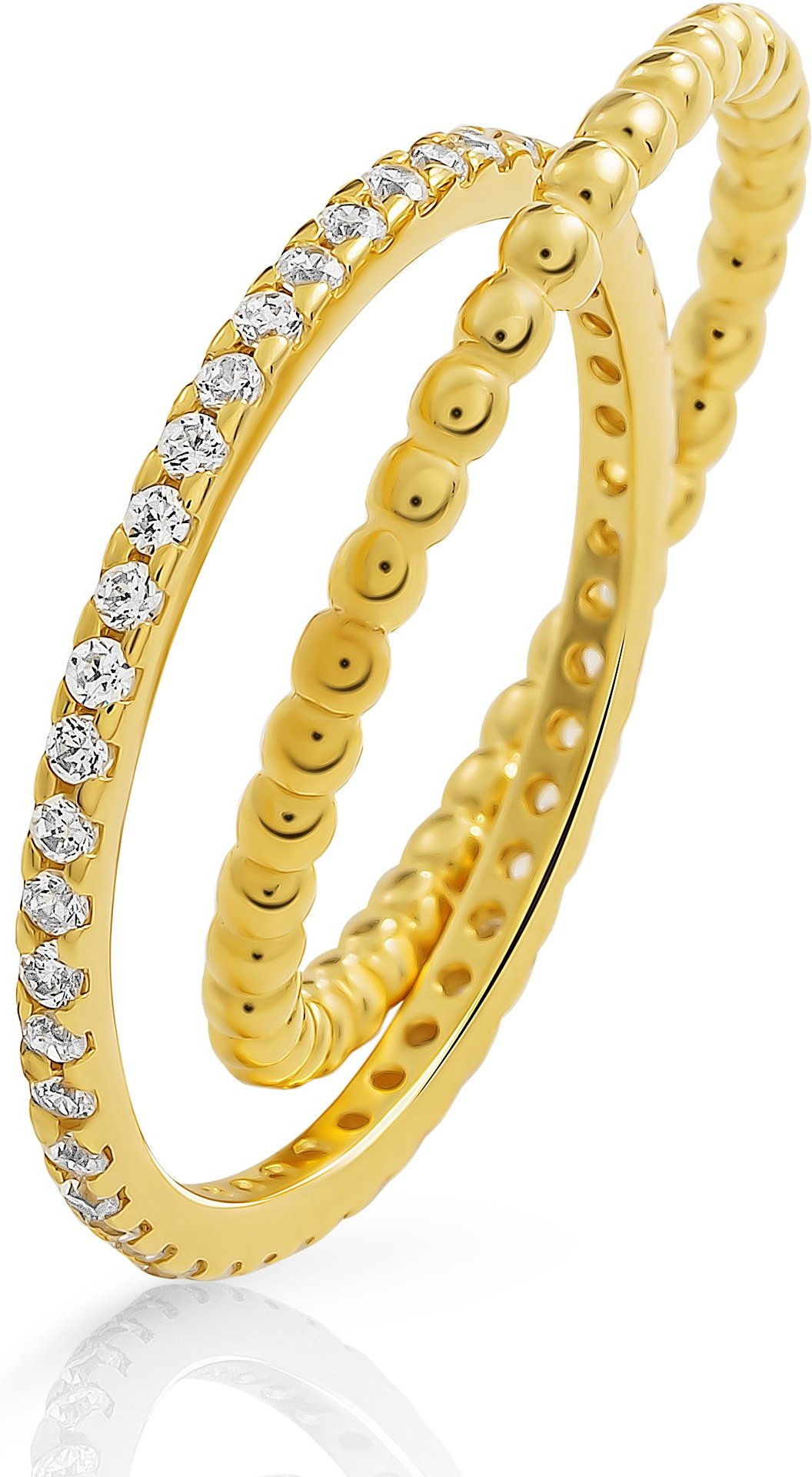 Orphelia 'Everest' Damen-Ring aus 925er Sterlingsilber – Gold ZR-7542/G