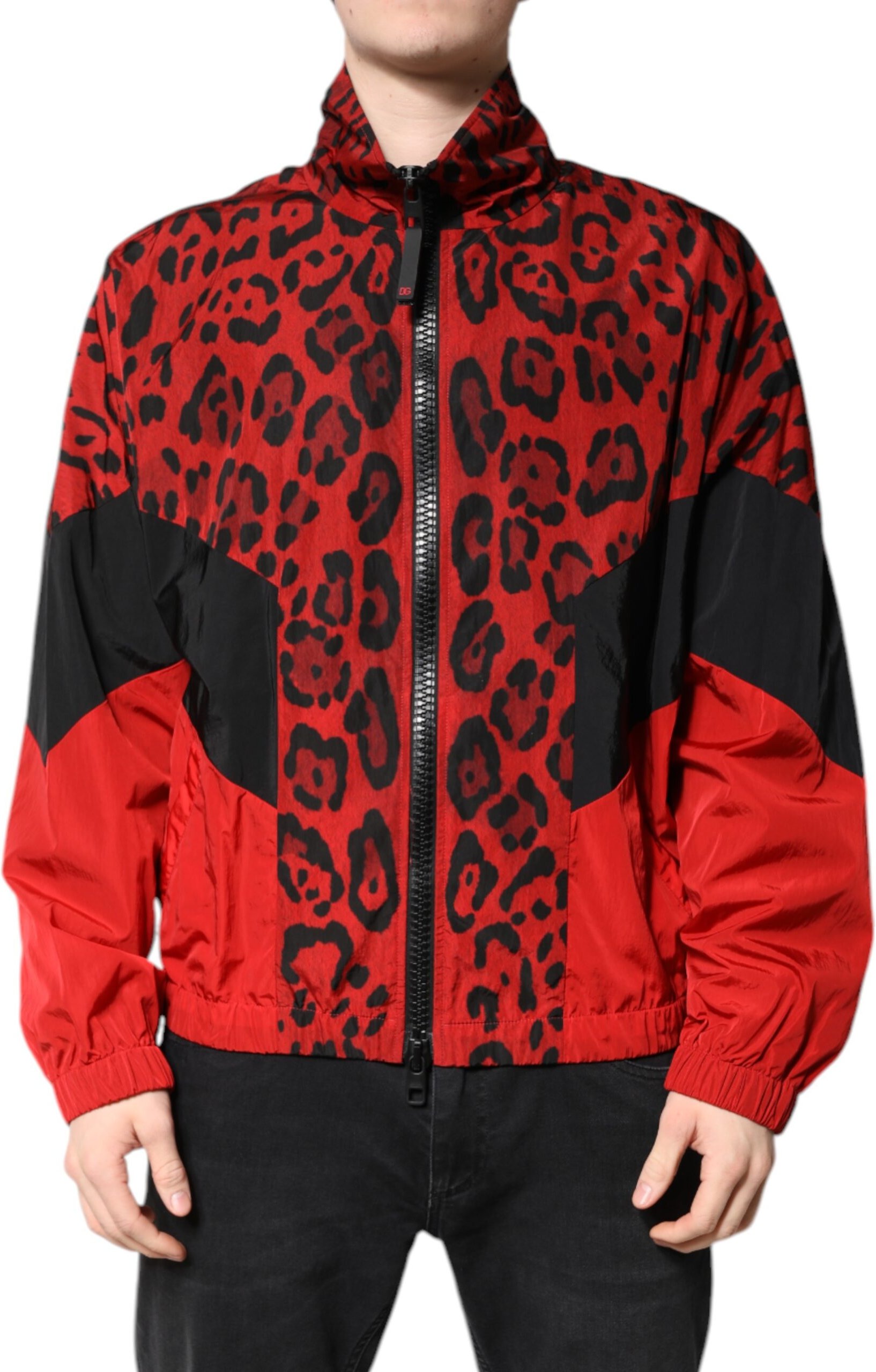 Leopardenmuster Trackjacke