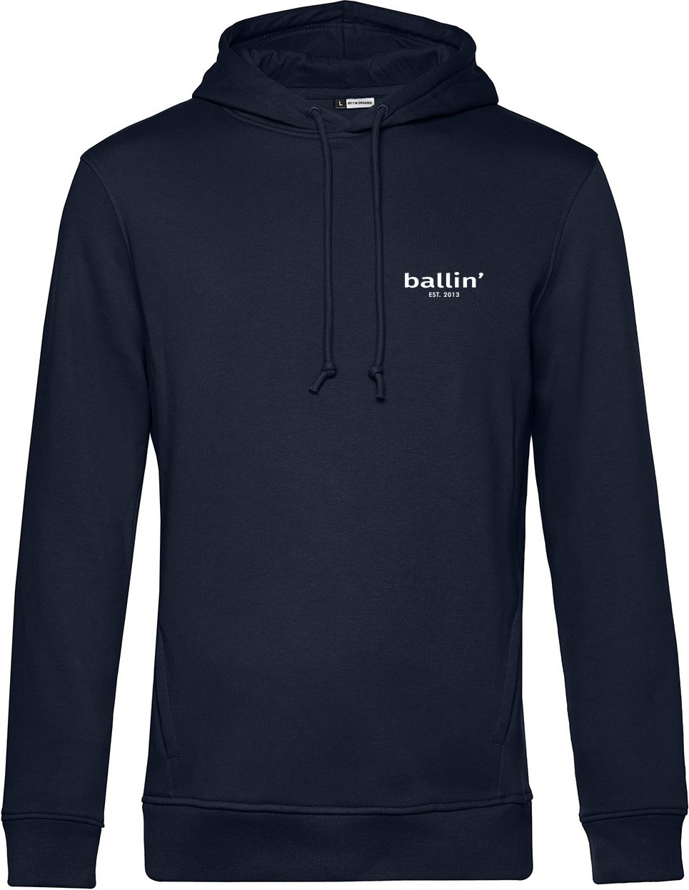 Small Logo Hoodie von Ballin Est. 2013 in der farbe Blau und in größe XL.