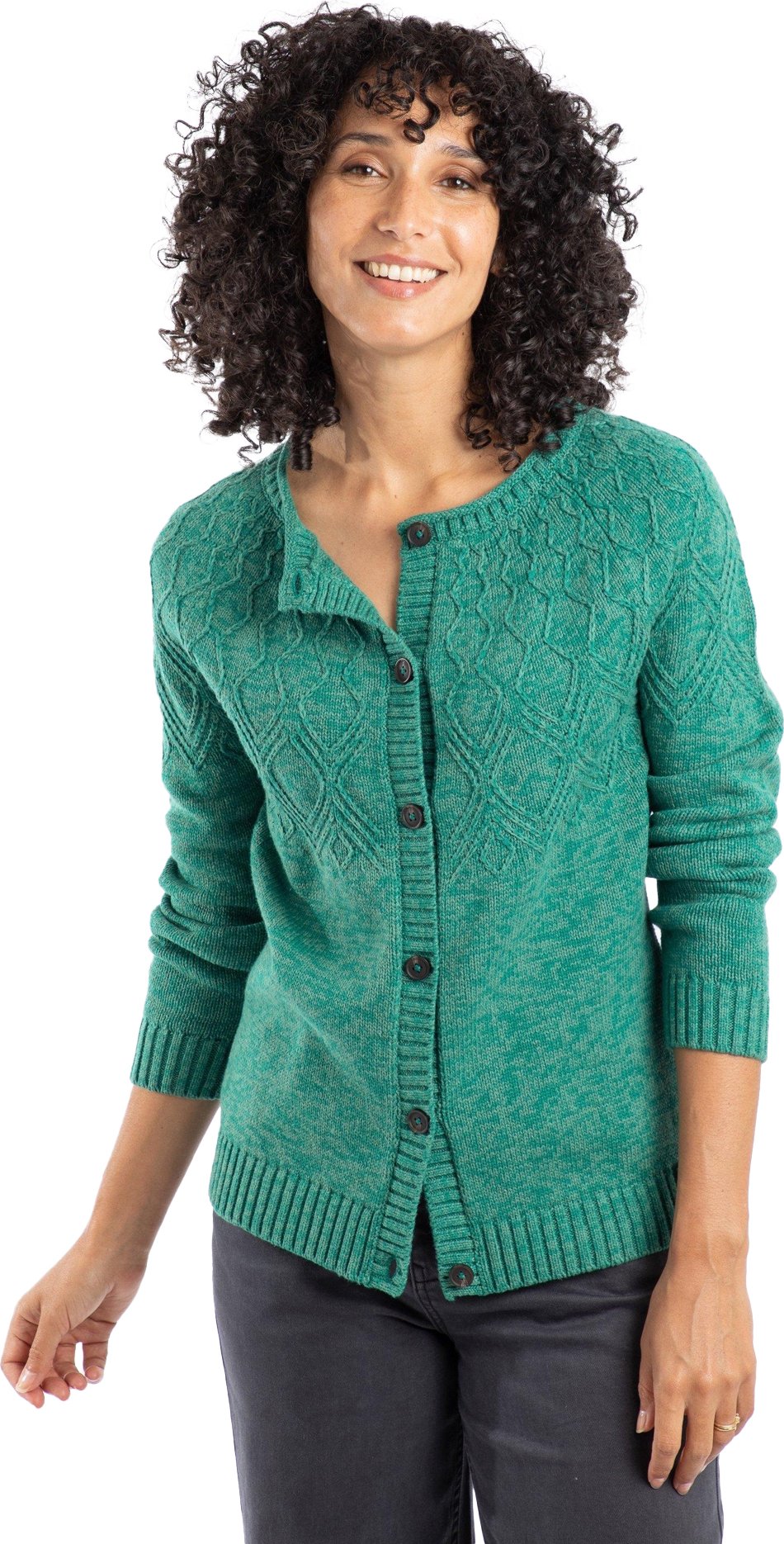 Weird Fish - "Caballo" Strickjacke für Damen (Grün)