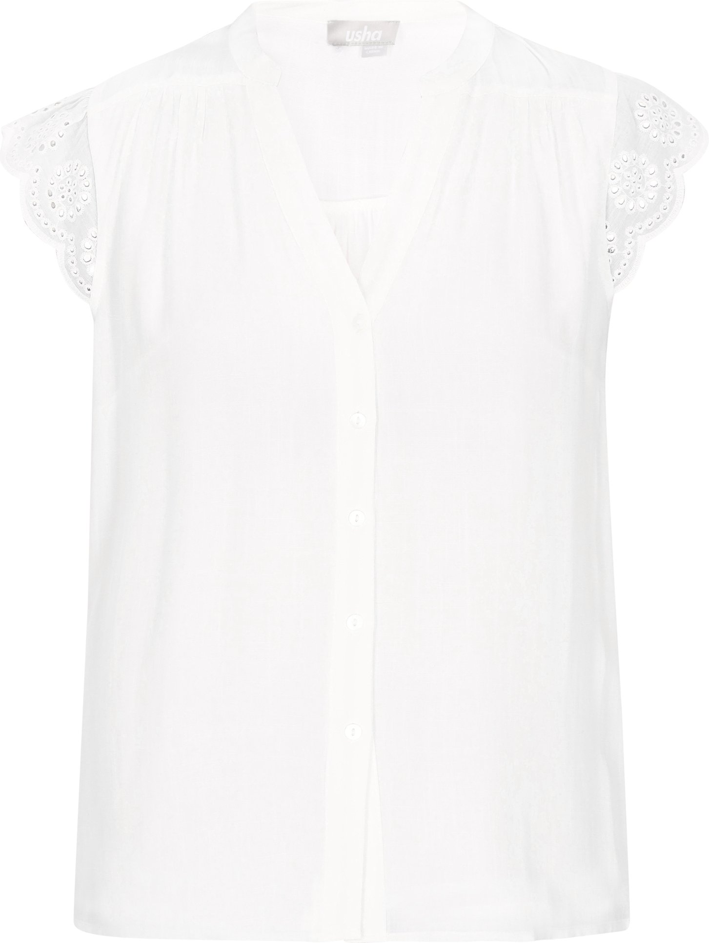 usha Bluse Frauen Weiß