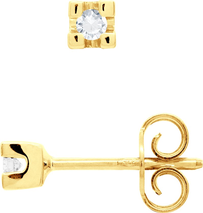 DIADEMA - Ohrringe - Diamanten- Gelbgold