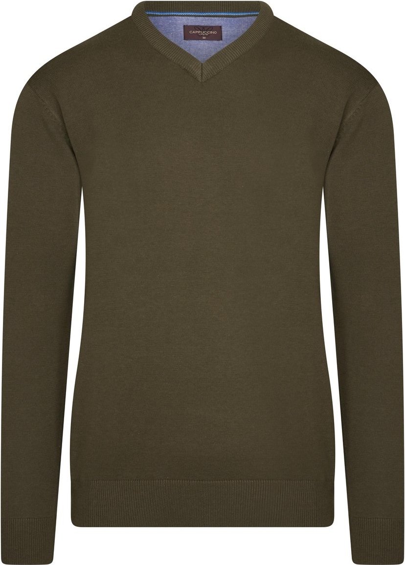 Pullover Army von Cappuccino Italia in der farbe Grun und in größe M.