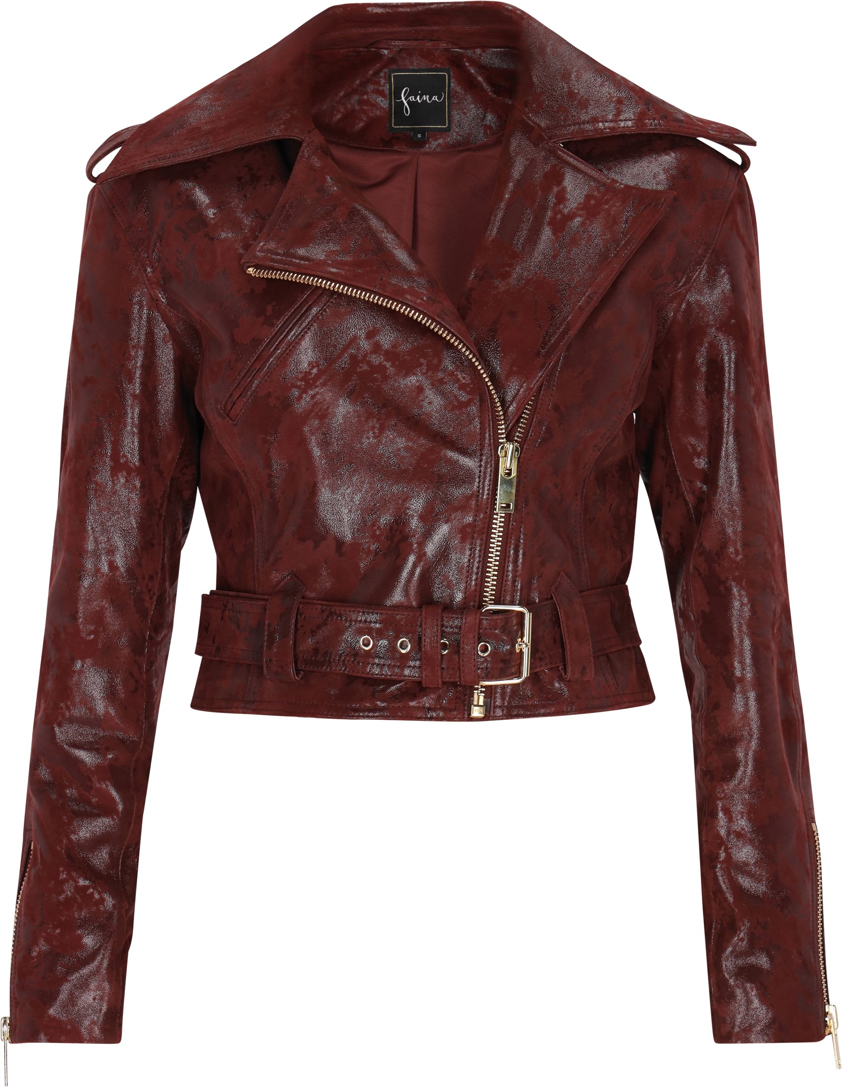 Faina Jacke Frauen Burgund