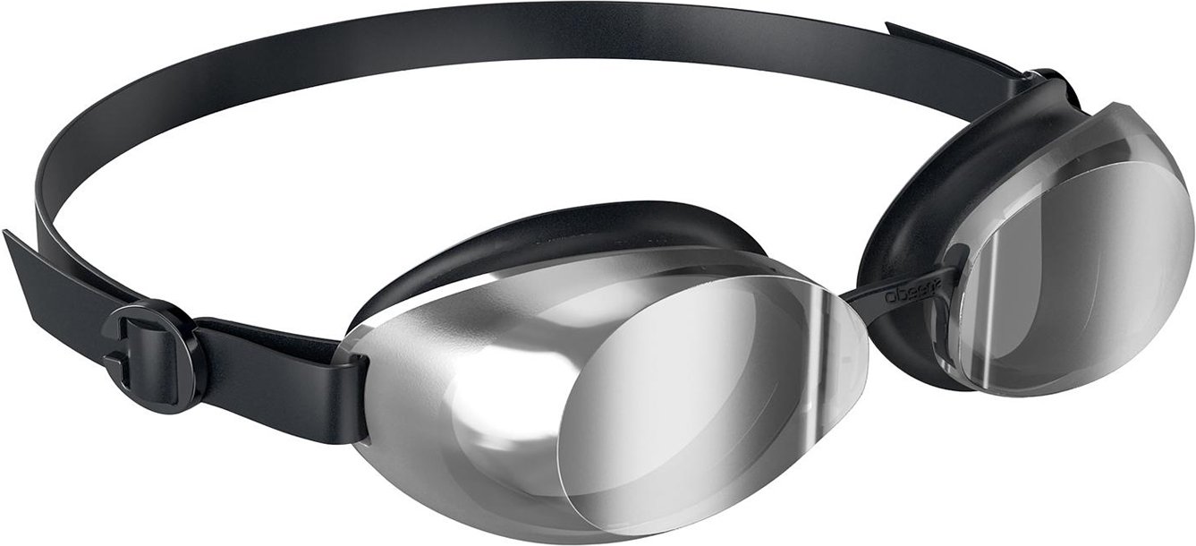 Speedo - "Jet 2.0" Schwimmbrille Spiegel für Herren/Damen Unisex (Schwarz/Silber)