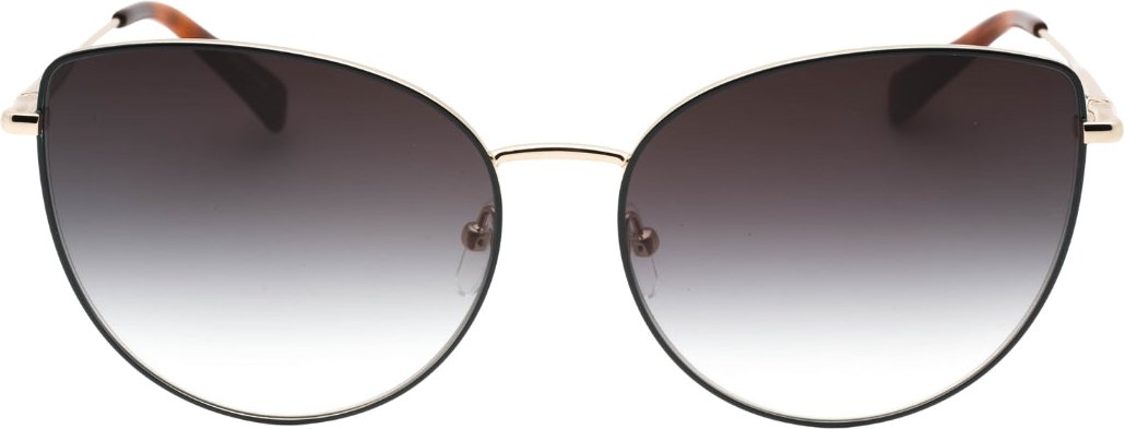 Longchamp - Graue Sonnenbrille Mit Farbverlaufsgläsern Und Gold