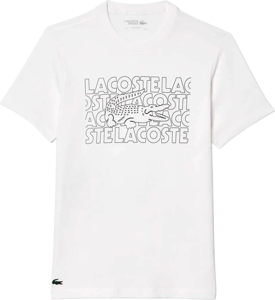 Lacoste - T-Shirt für Herren/Damen Unisex - Sport (Weiß)