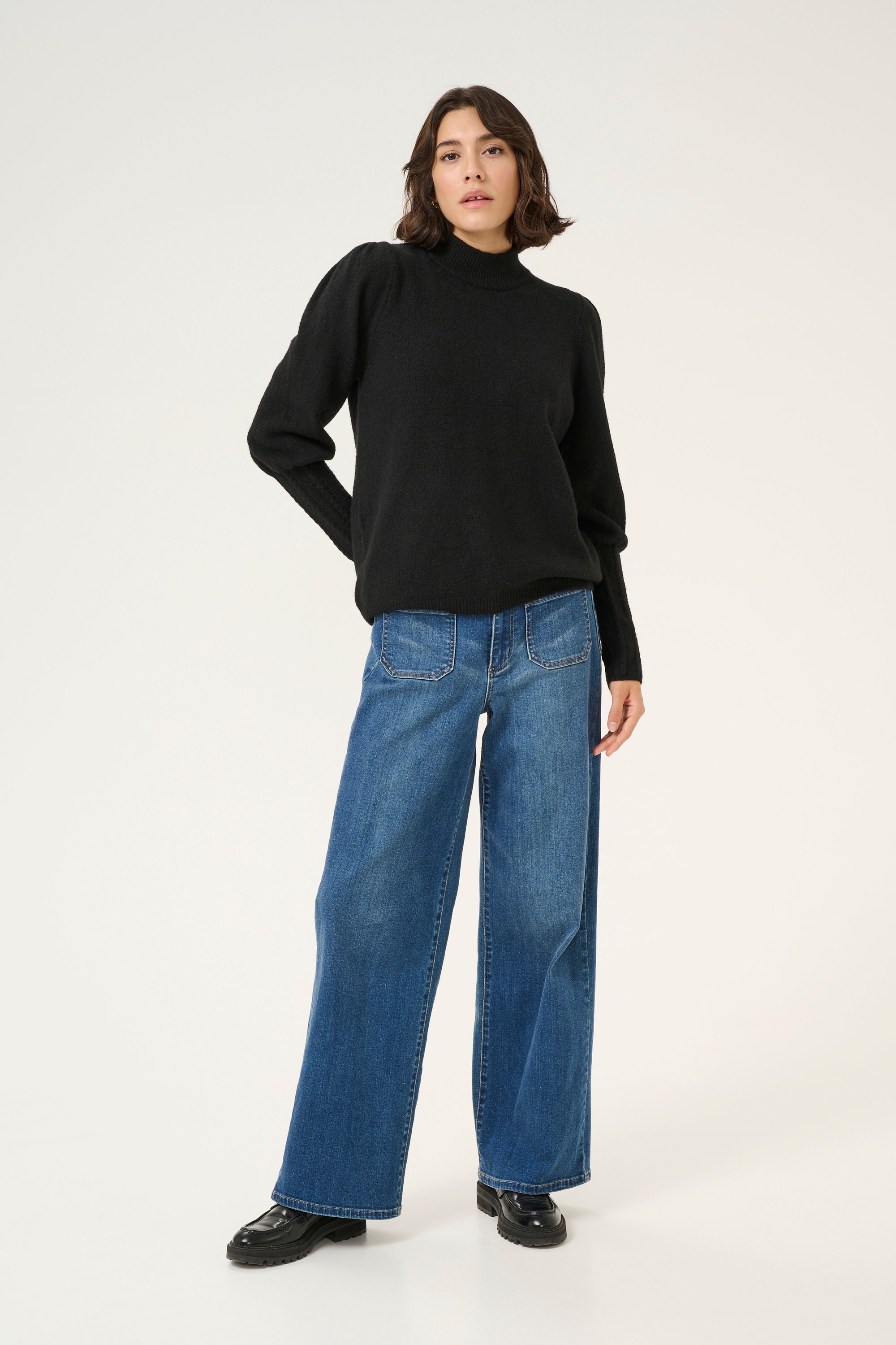 Strickpullover Regular fit black