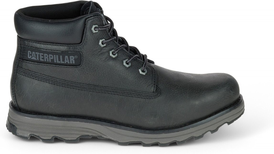Caterpillar Herren Founder Ankle Boots aus schwarzem Leder für den Alltag