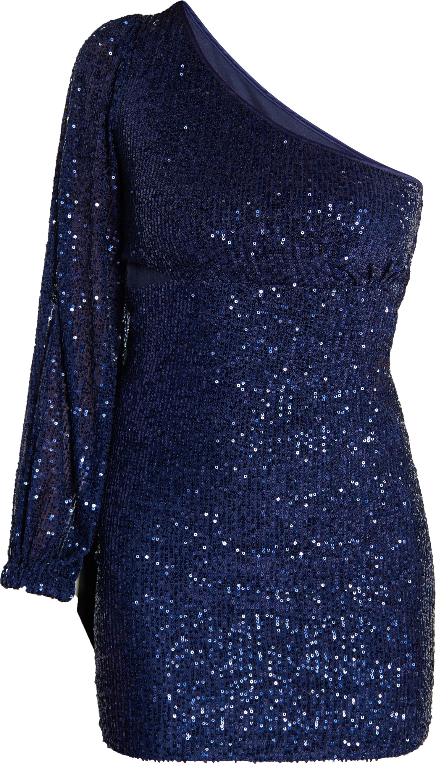 Faina One-Shoulder-Minikleid Damen Marine