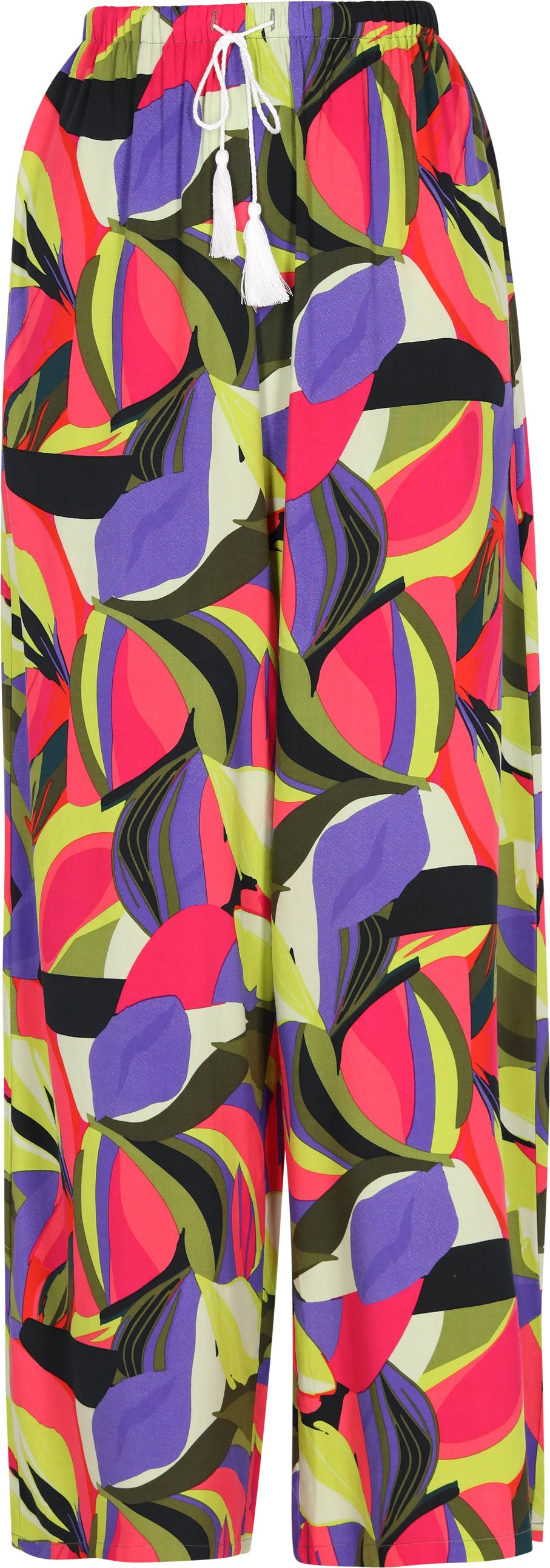 IZIA Hose Frauen violett mehrfarbig